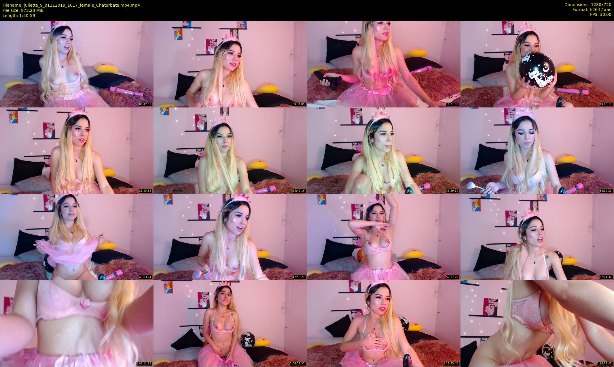 julietta_9 — 81 minute Chaturbate female cam show recording, 720p, Nov 1, 2019