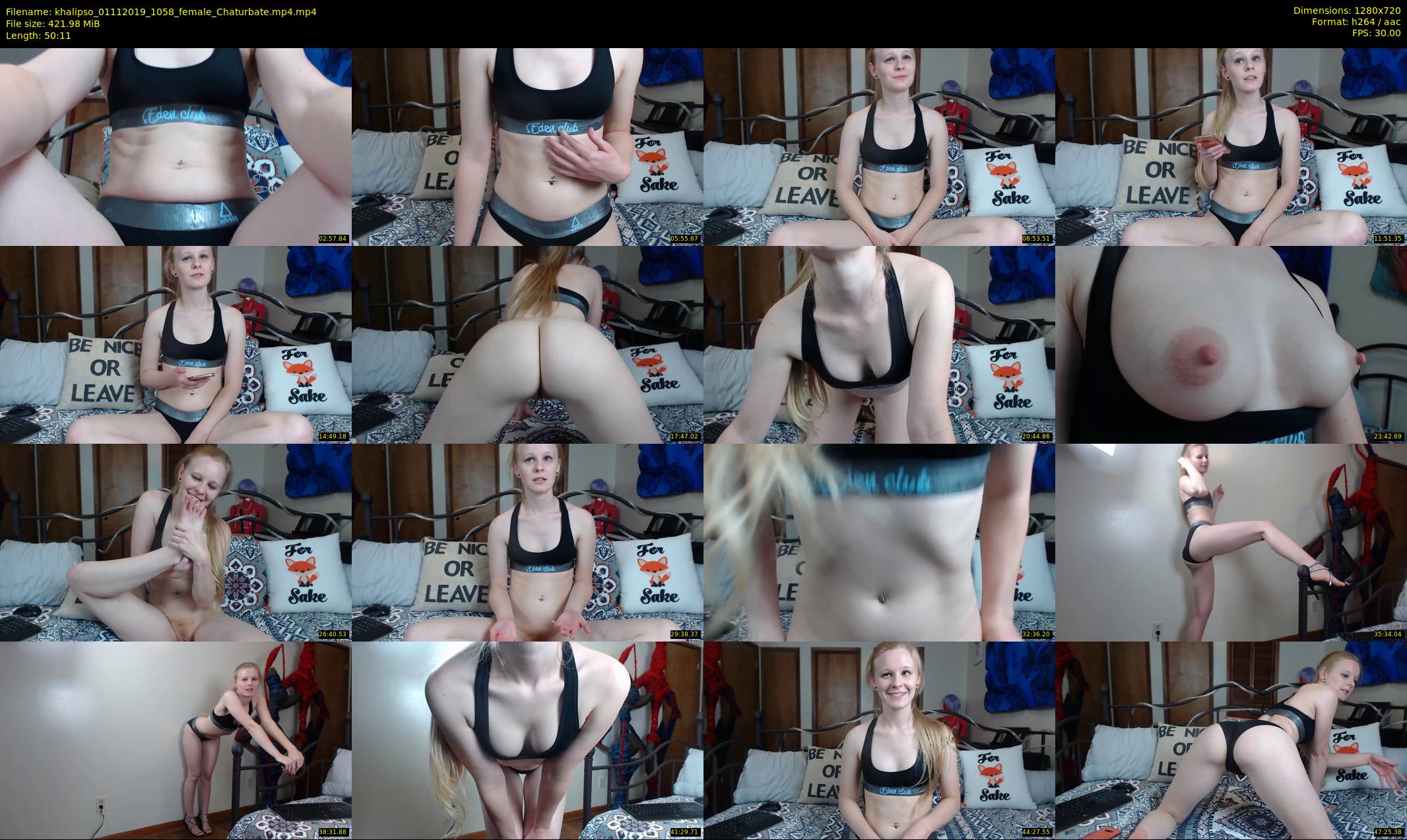 khalipso — 51 minute Chaturbate female cam show recording, 720p, Nov 1, 2019