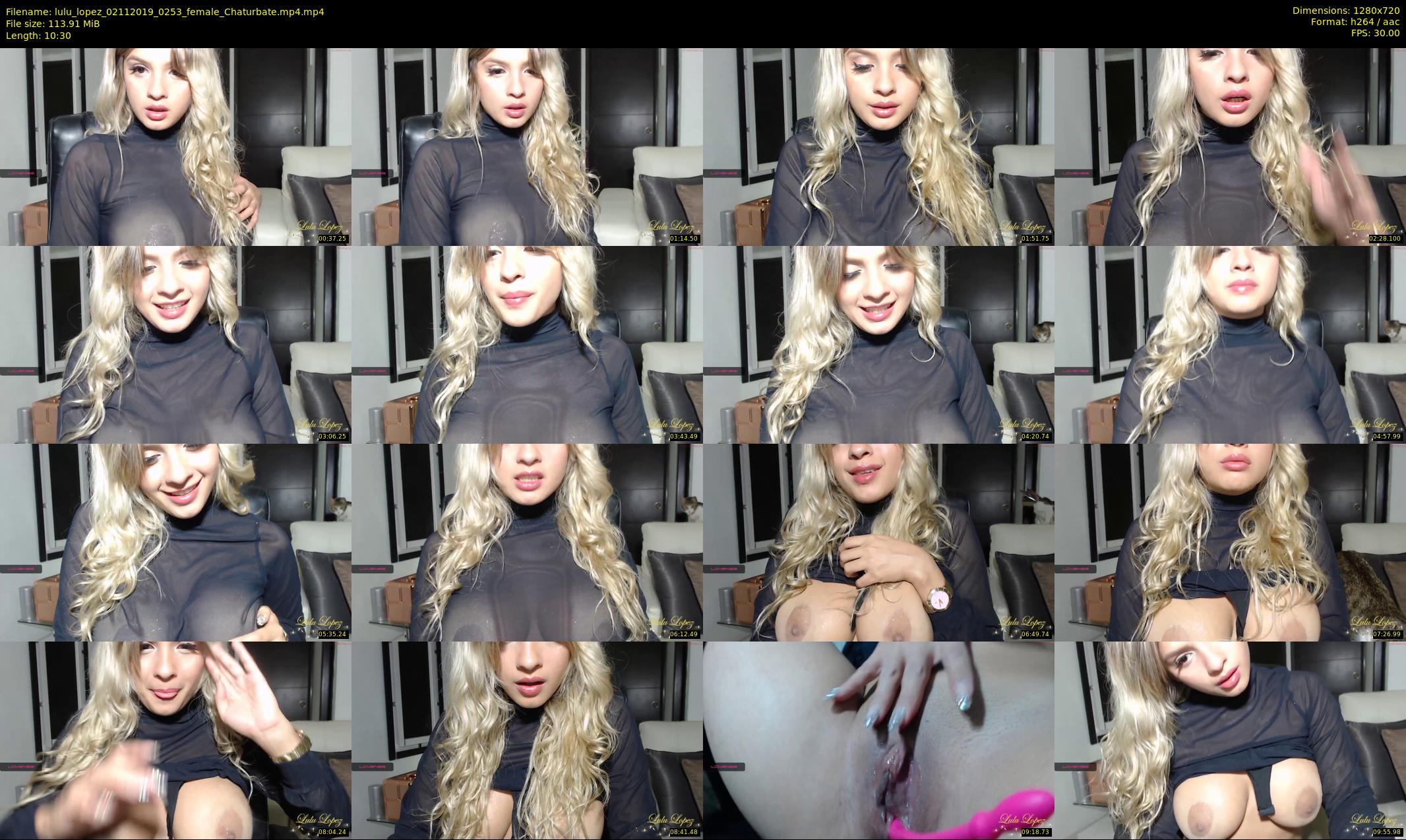lulu_lopez — 11 minute Chaturbate female cam show recording, 720p, Nov 2, 2019