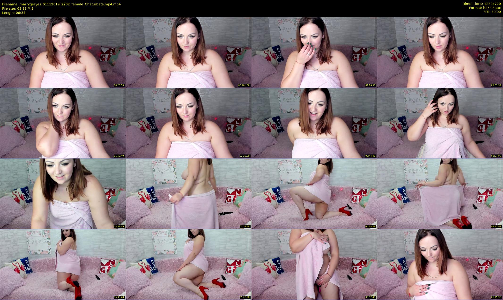 marrygrayes — 7 minute Chaturbate female cam show recording, 720p, Nov 1, 2019
