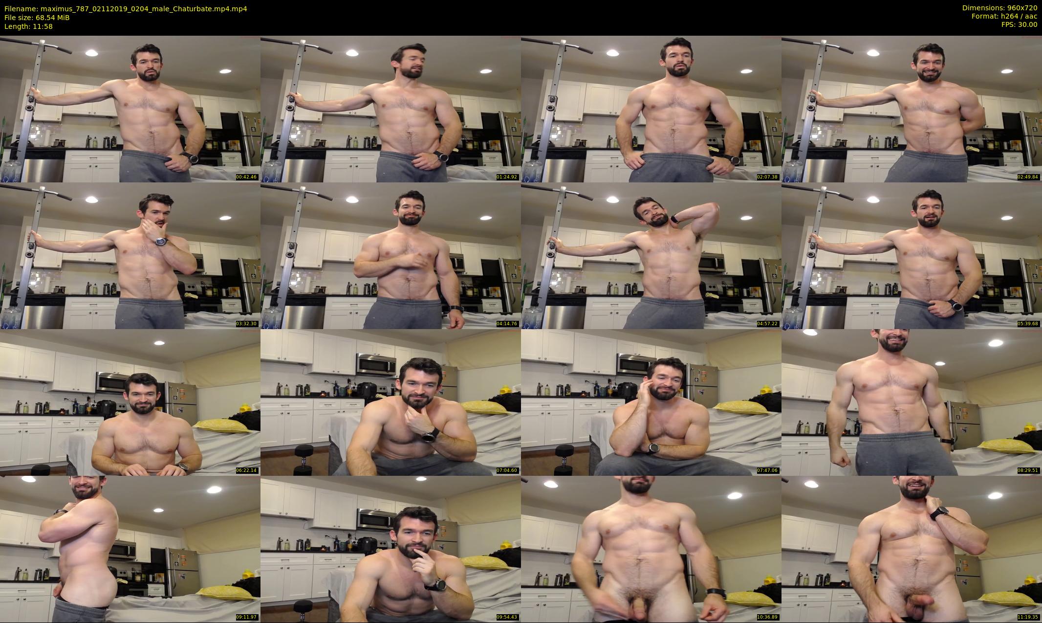 maximus_787 — 12 minute Chaturbate male cam show recording, 720p, Nov 2, 2019
