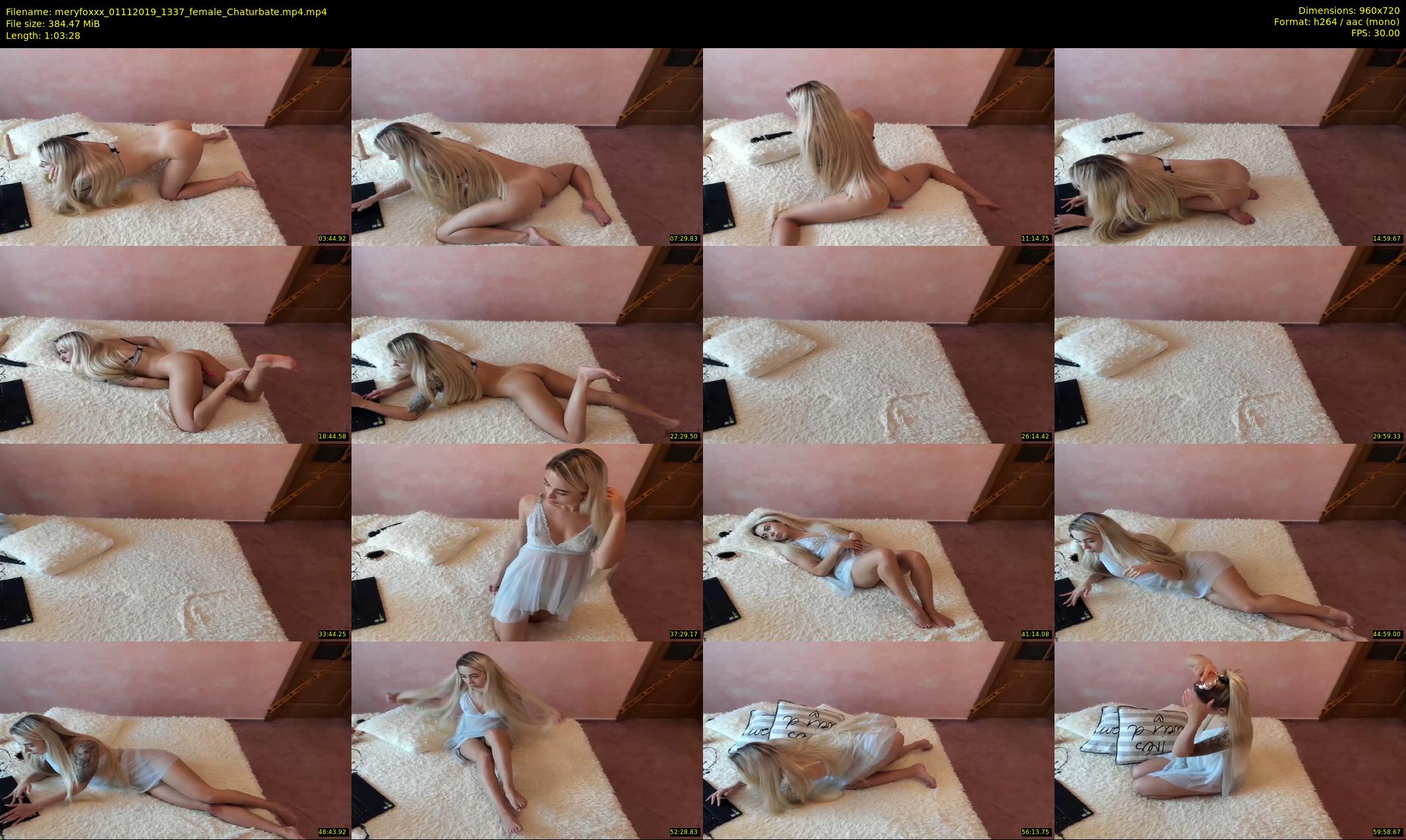 meryfoxxx — 64 minute Chaturbate female cam show recording, 720p, Nov 1, 2019
