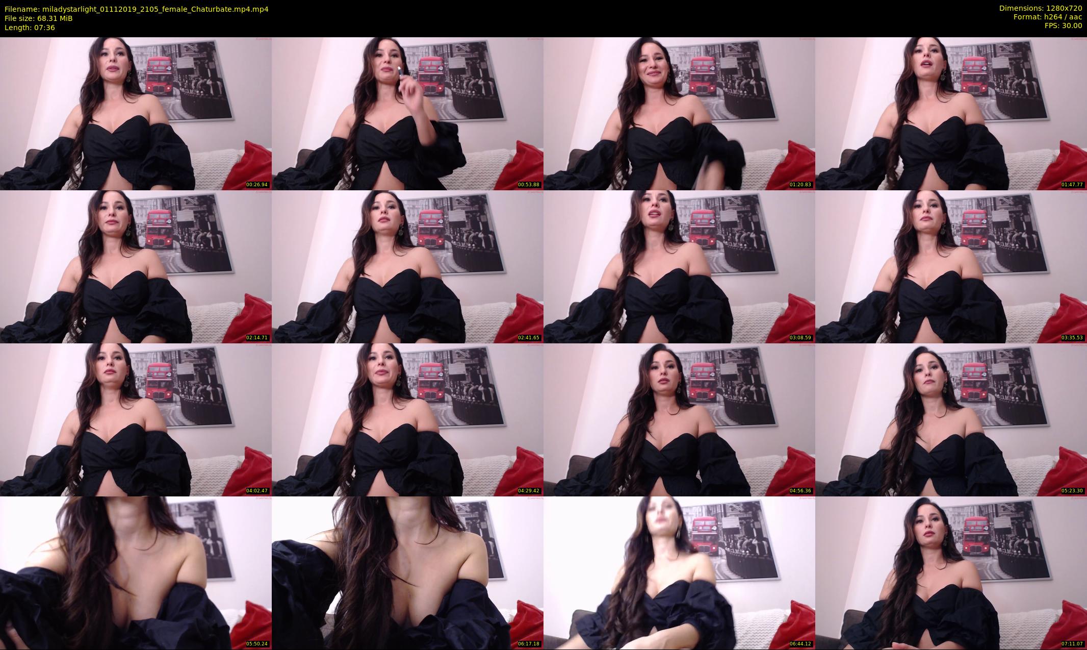 miladystarlight — 8 minute Chaturbate female cam show recording, 720p, Nov 1, 2019