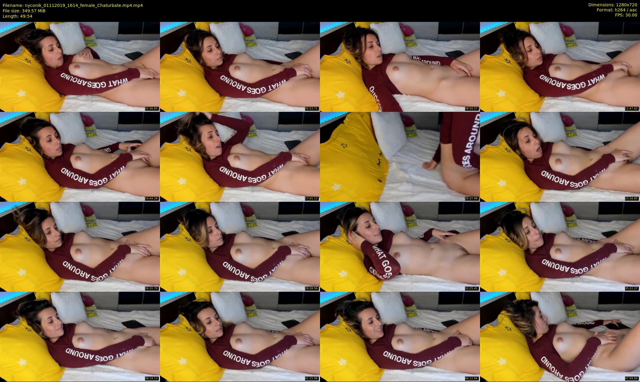 nyconik — 50 minute Chaturbate female cam show recording, 720p, Nov 1, 2019