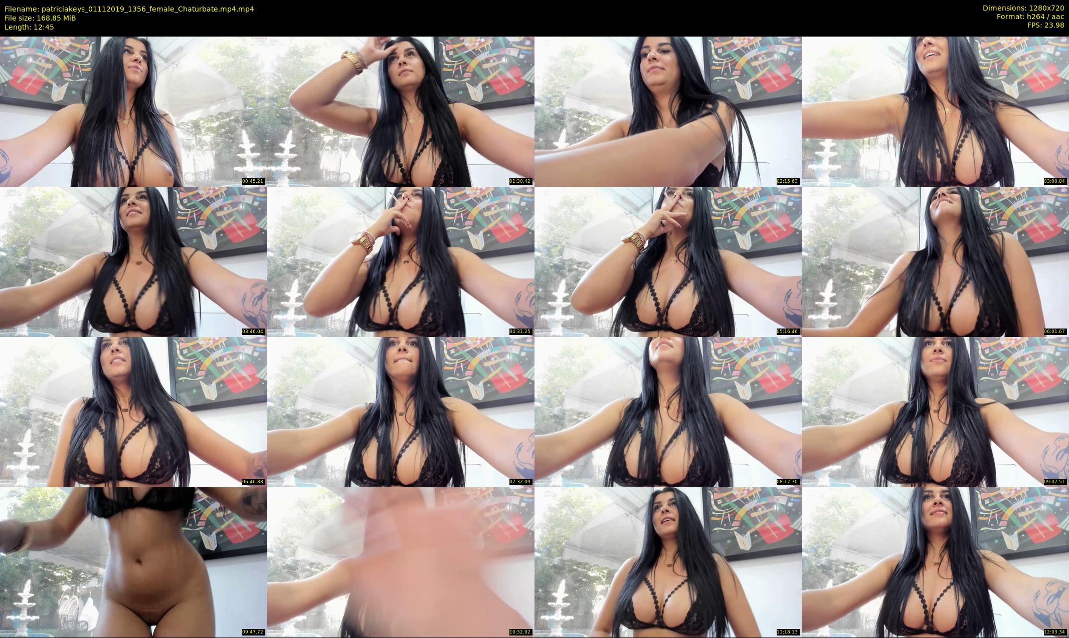 patriciakeys — 13 minute Chaturbate female cam show recording, 720p, Nov 1, 2019