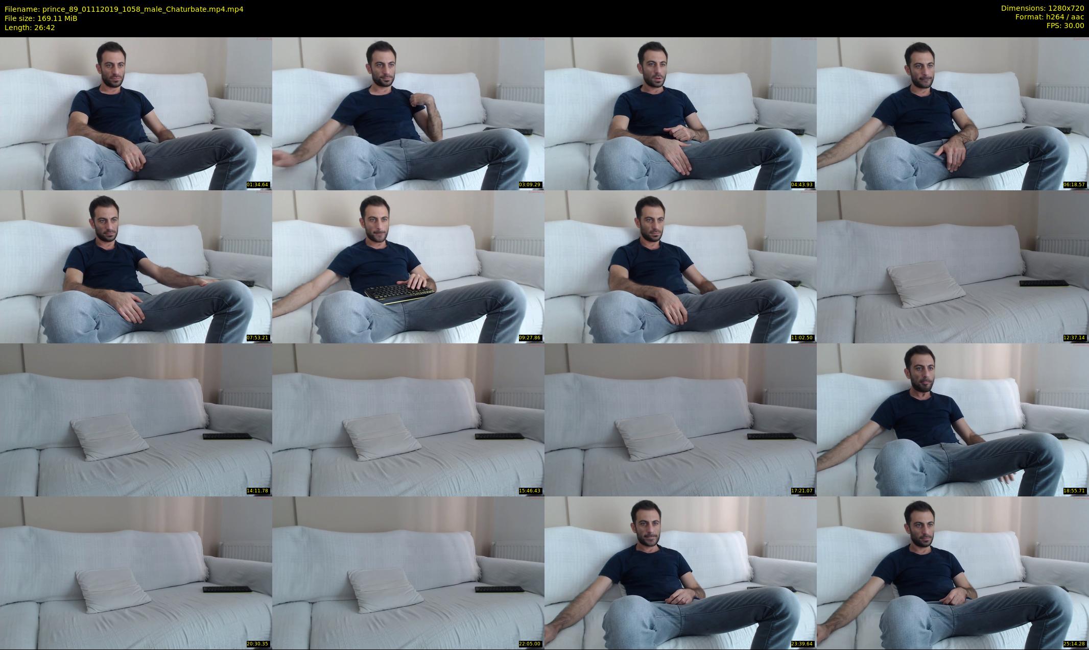 prince_89 — 27 minute Chaturbate male cam show recording, 720p, Nov 1, 2019