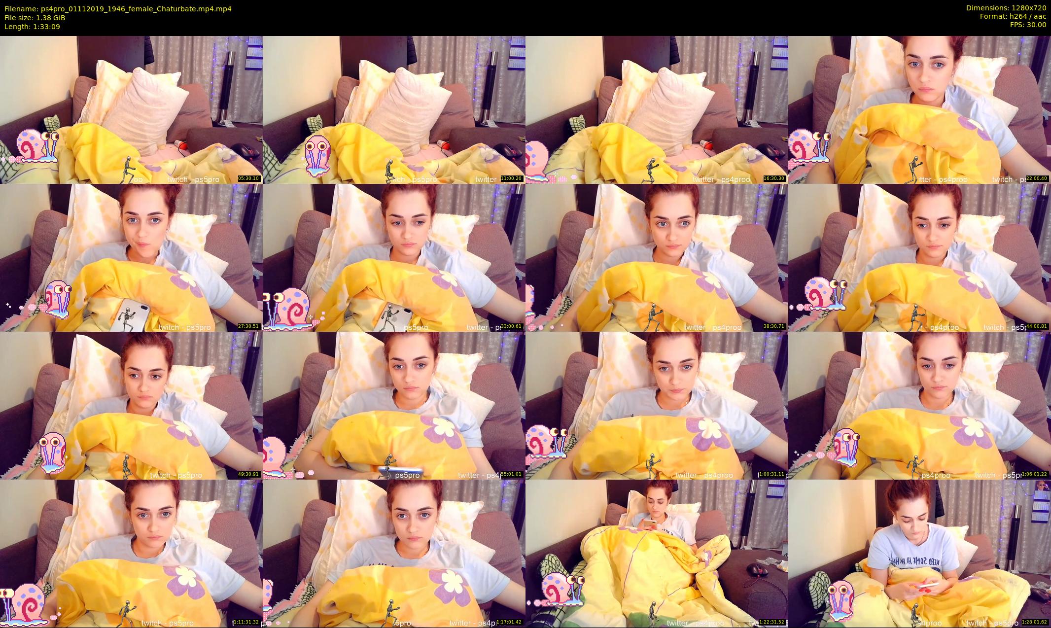 ps4pro — 94 minute Chaturbate female cam show recording, 720p, Nov 1, 2019