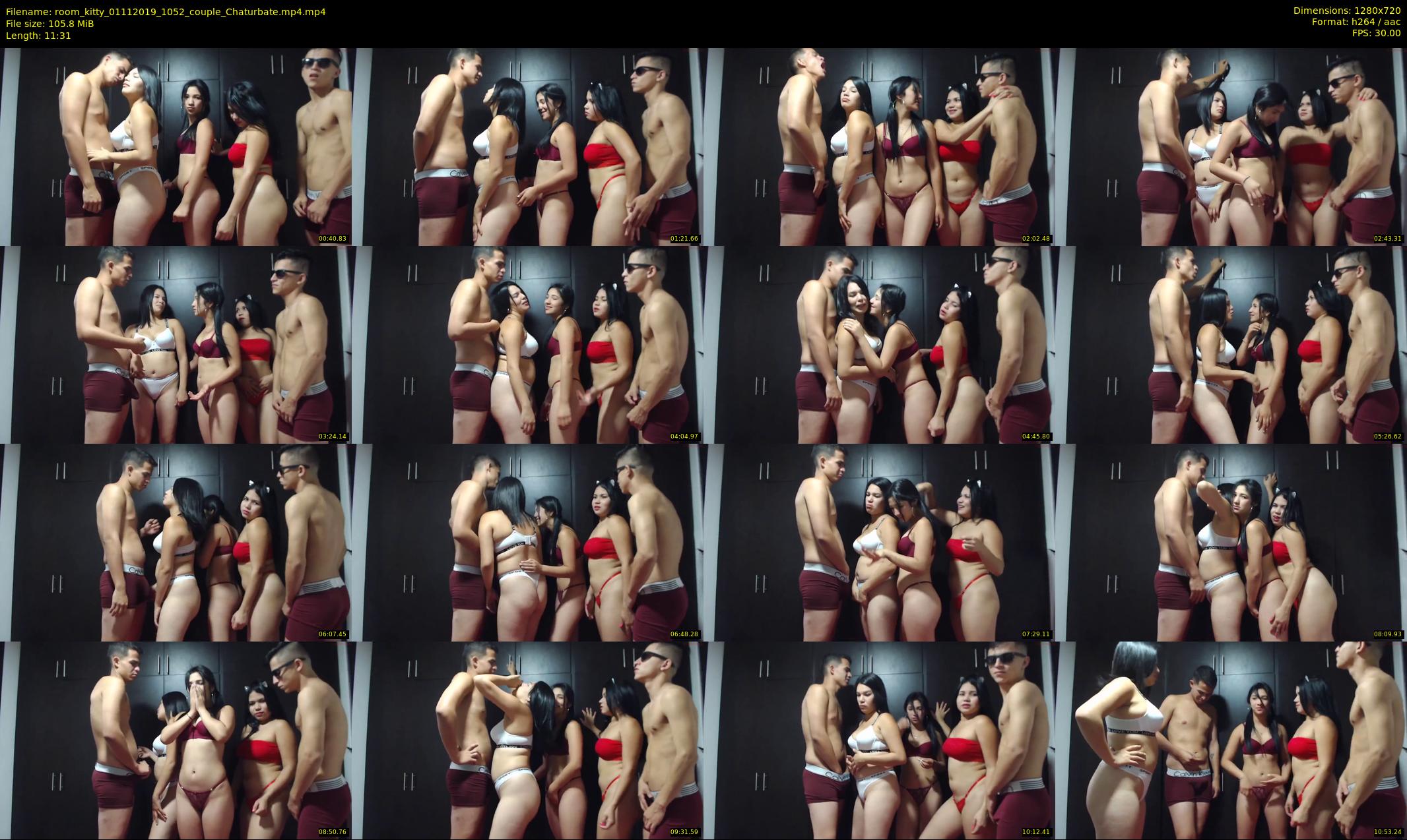 room_kitty — 12 minute Chaturbate couple cam show recording, 720p, Nov 1, 2019