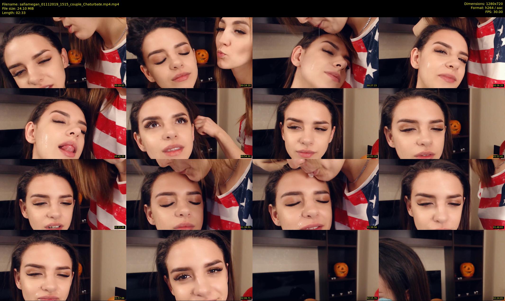 safiamegan — 3 minute Chaturbate couple cam show recording, 720p, Nov 1, 2019