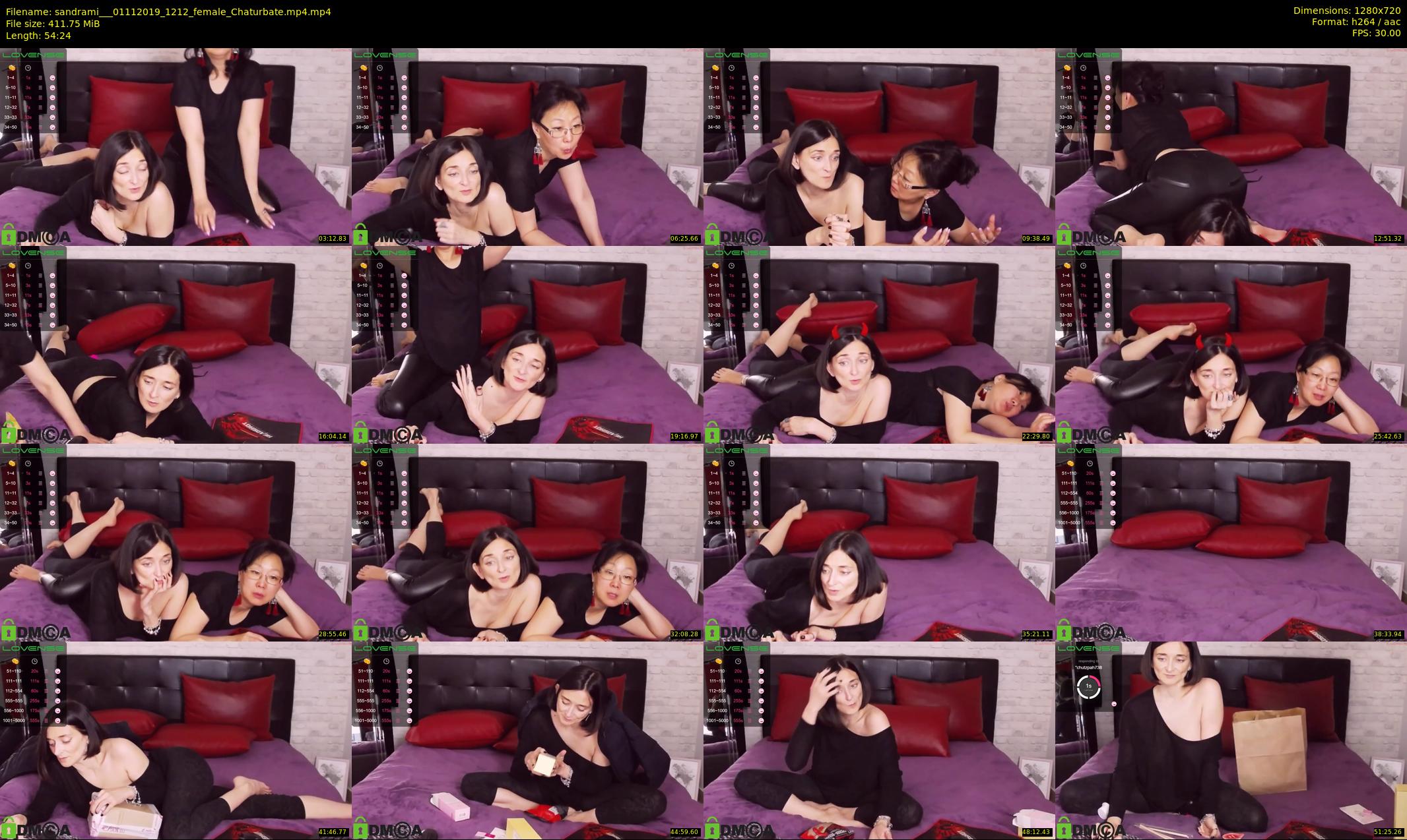 sandrami__ — 55 minute Chaturbate female cam show recording, 720p, Nov 1, 2019
