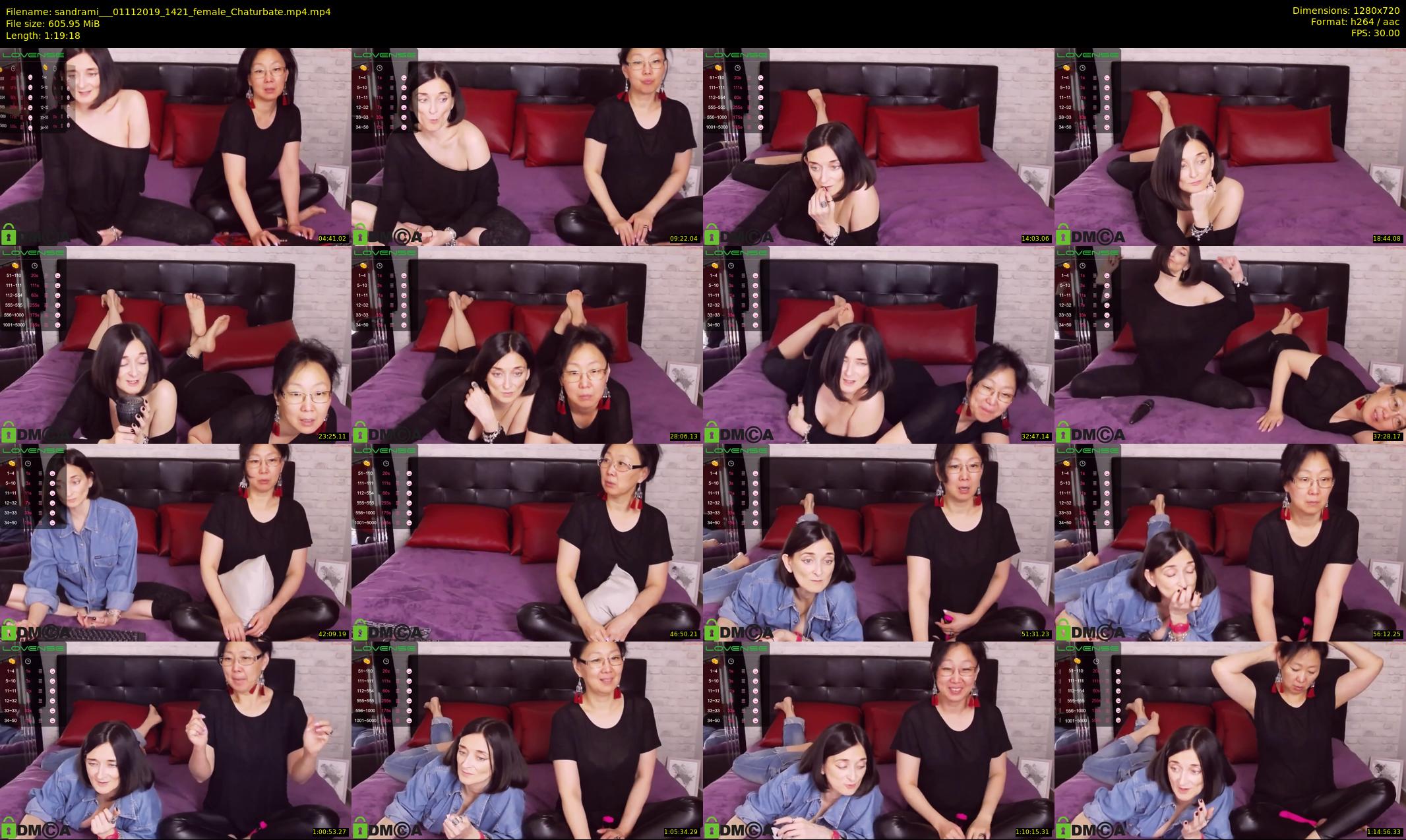 sandrami__ — 80 minute Chaturbate female cam show recording, 720p, Nov 1, 2019