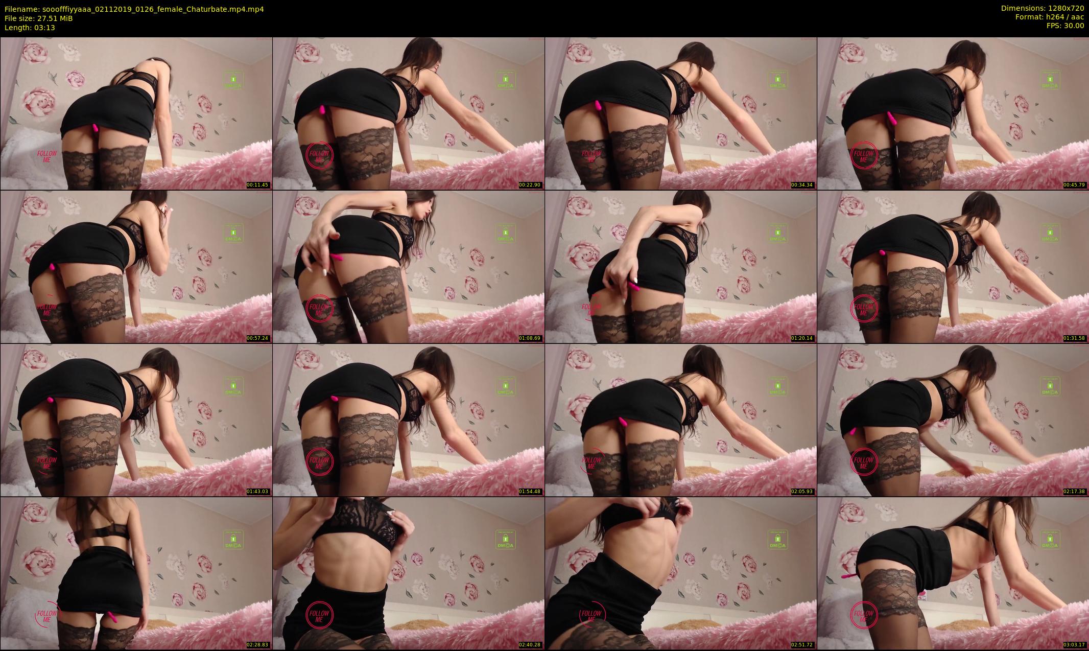 sooofffiyyaaa — 4 minute Chaturbate female cam show recording, 720p, Nov 2, 2019