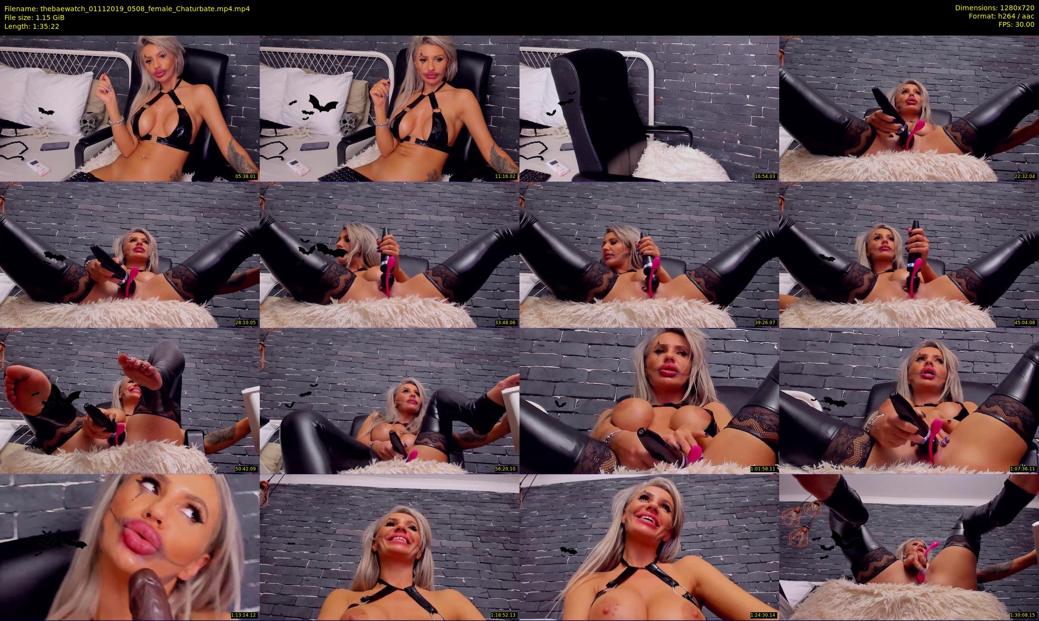 thebaewatch — 96 minute Chaturbate female cam show recording, 720p, Nov 1, 2019