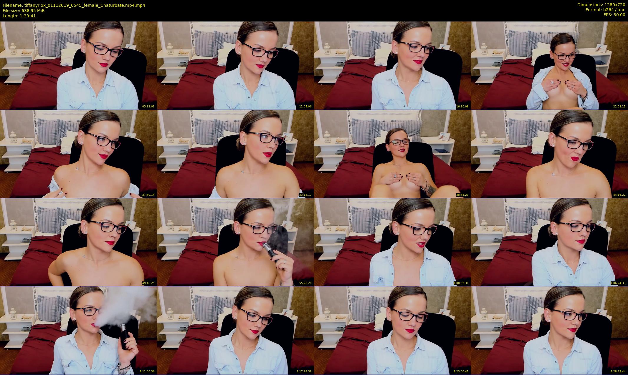 tiffanyriox — 94 minute Chaturbate female cam show recording, 720p, Nov 1, 2019