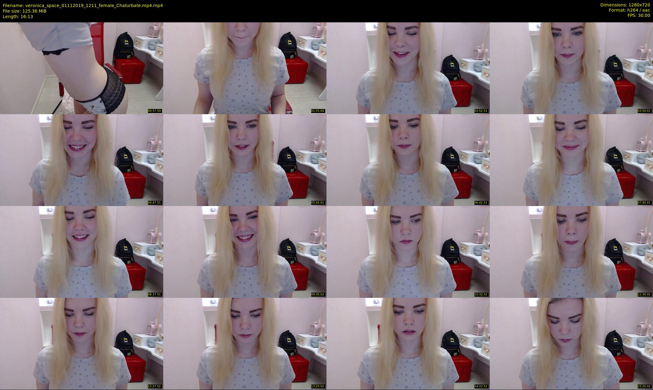 veronica_space — 17 minute Chaturbate female cam show recording, 720p, Nov 1, 2019