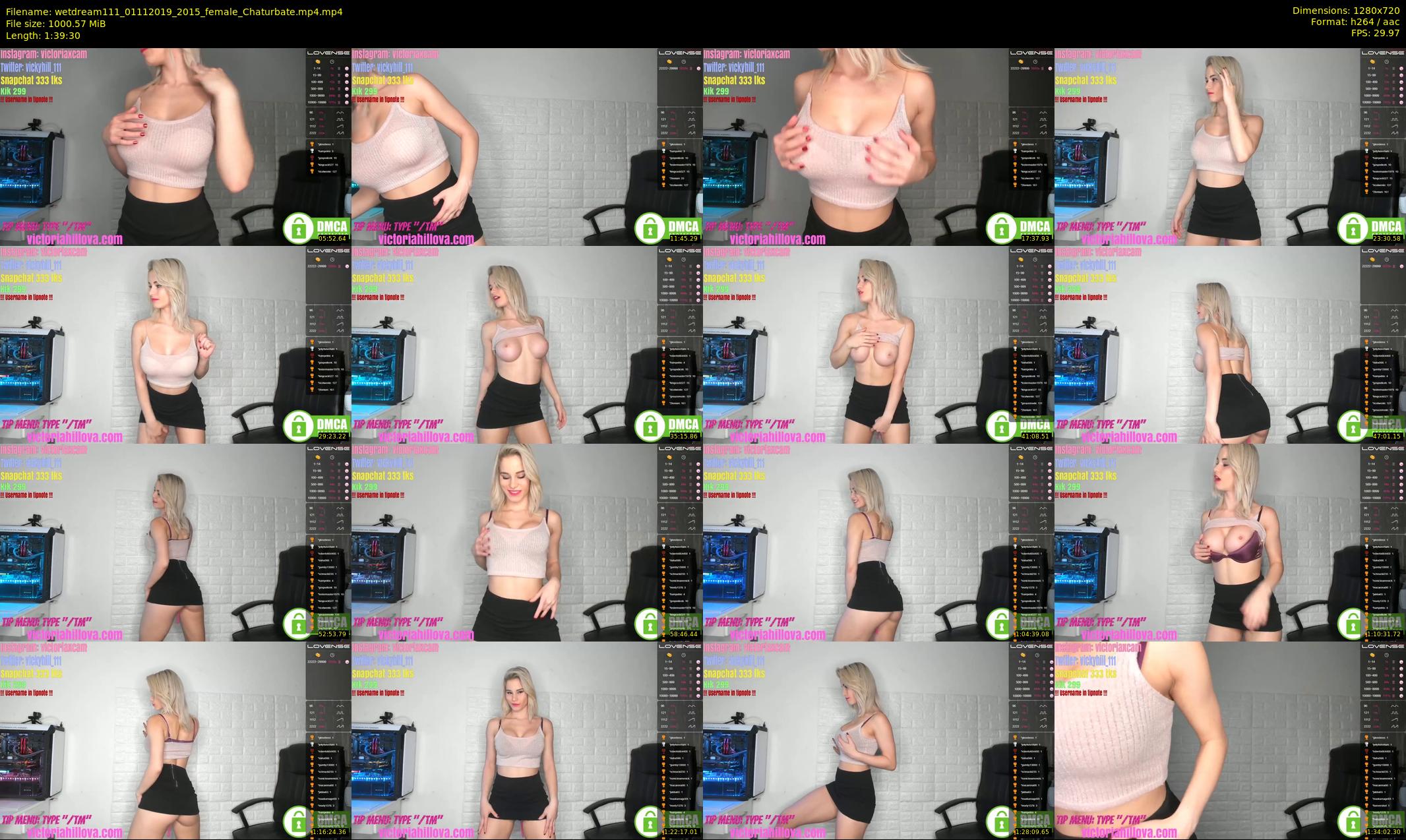 wetdream111 — 100 minute Chaturbate couple cam show recording, 720p, Nov 1, 2019