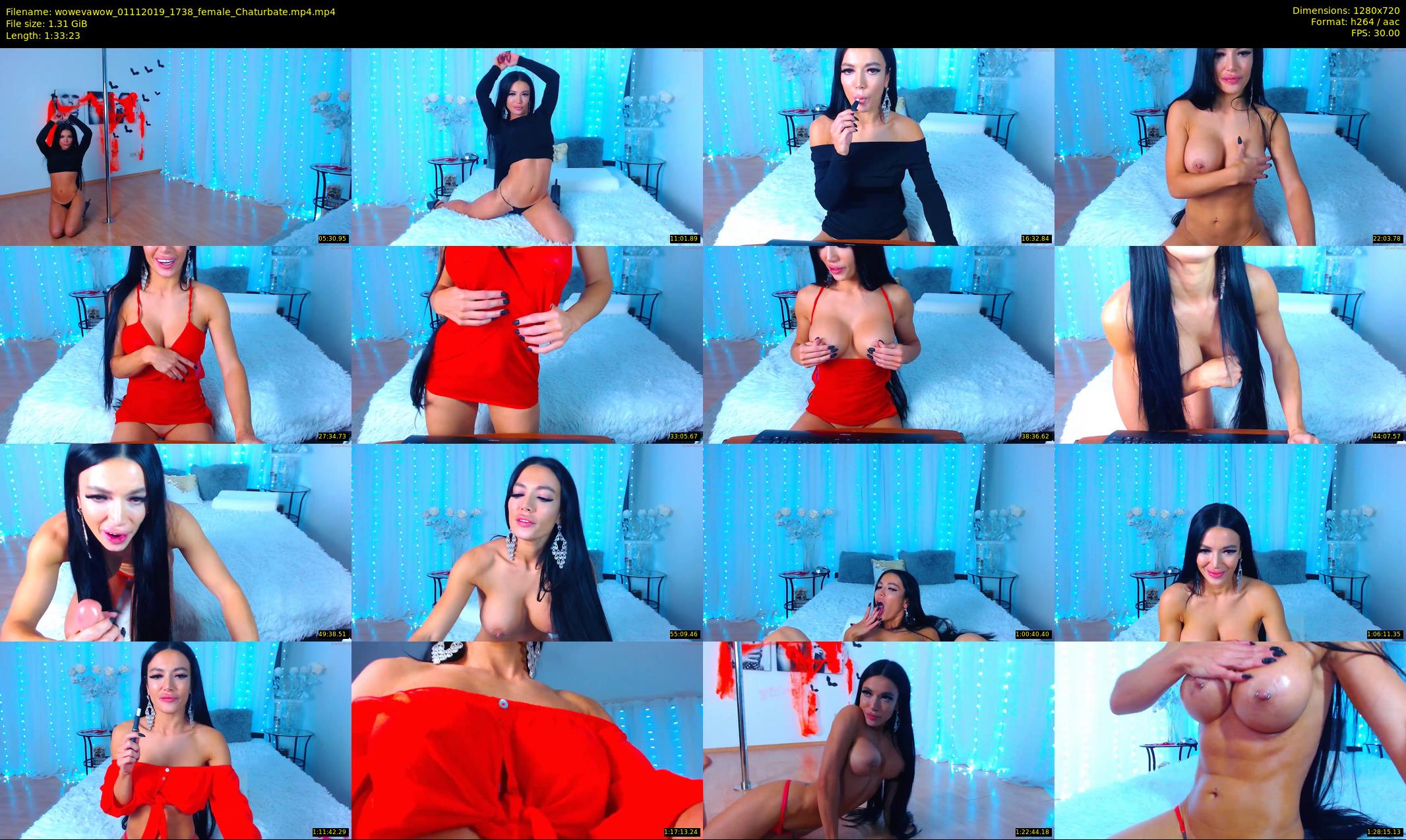 wowevawow — 94 minute Chaturbate female cam show recording, 720p, Nov 1, 2019