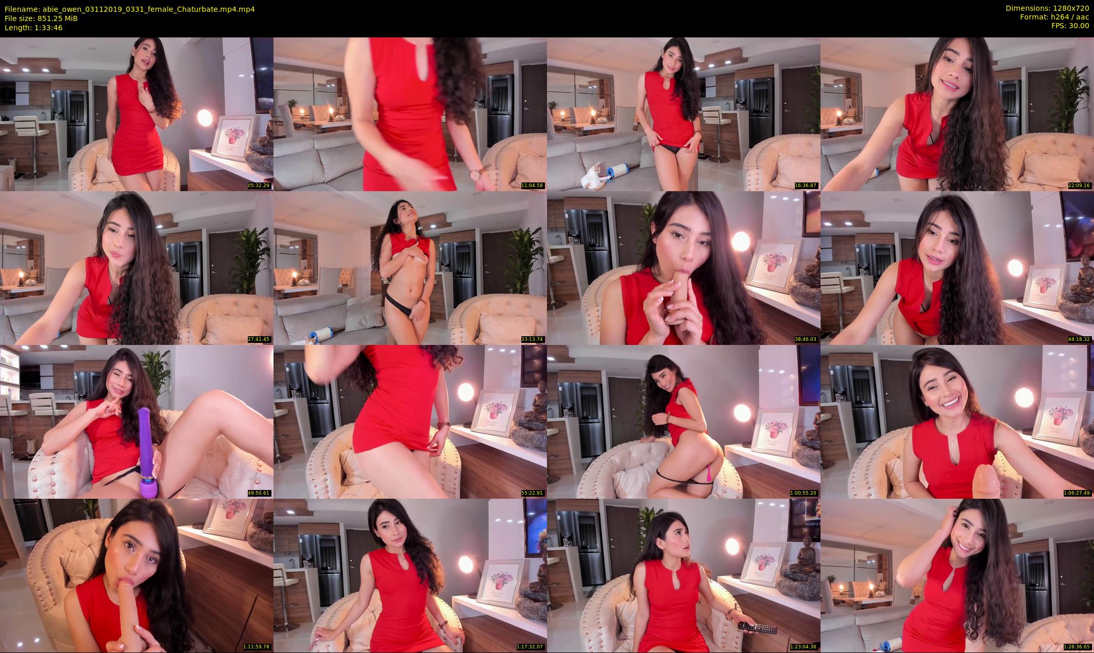 abie_owen — 94 minute Chaturbate female cam show recording, 720p, Nov 3, 2019
