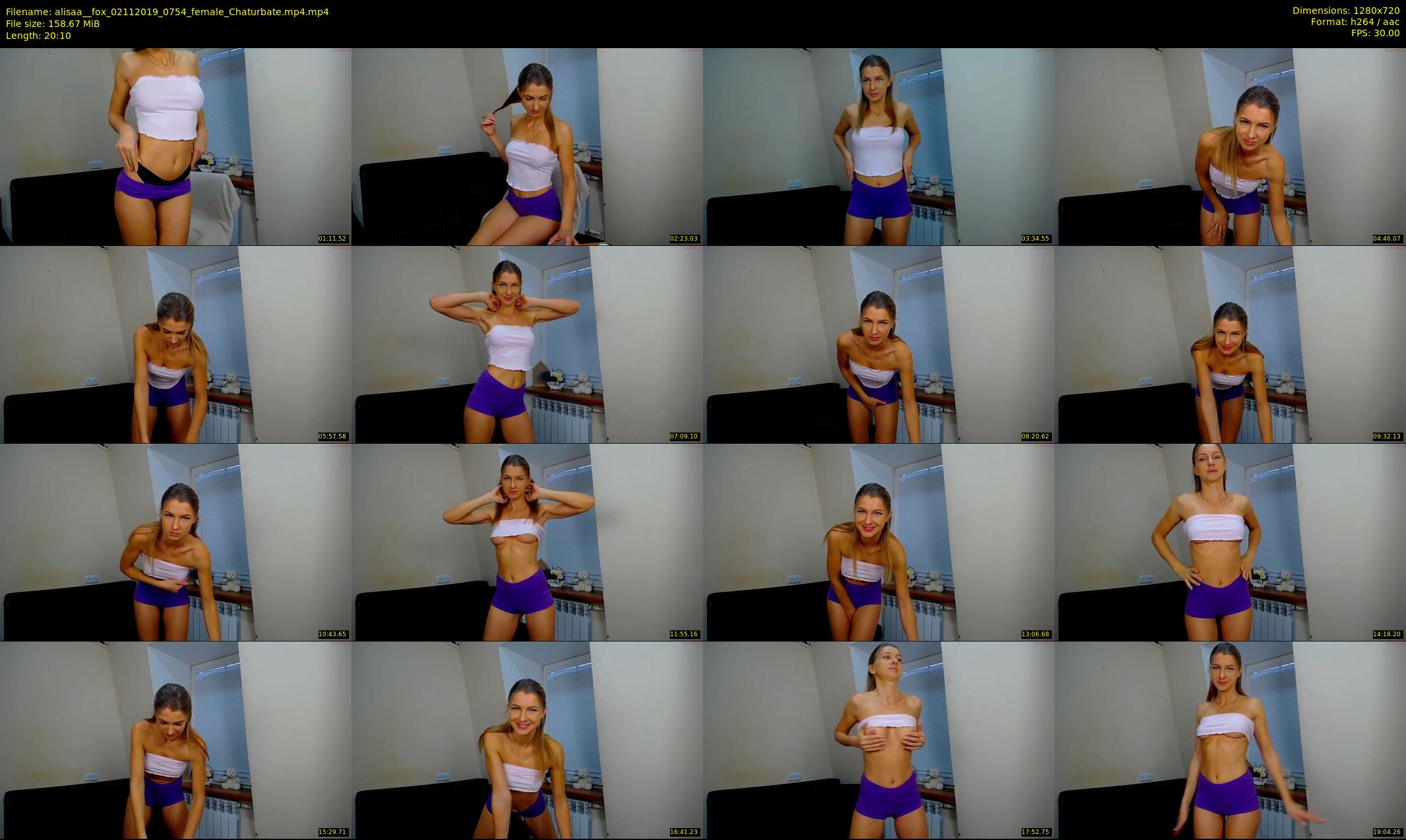 alisaa__fox — 21 minute Chaturbate female cam show recording, 720p, Nov 2, 2019
