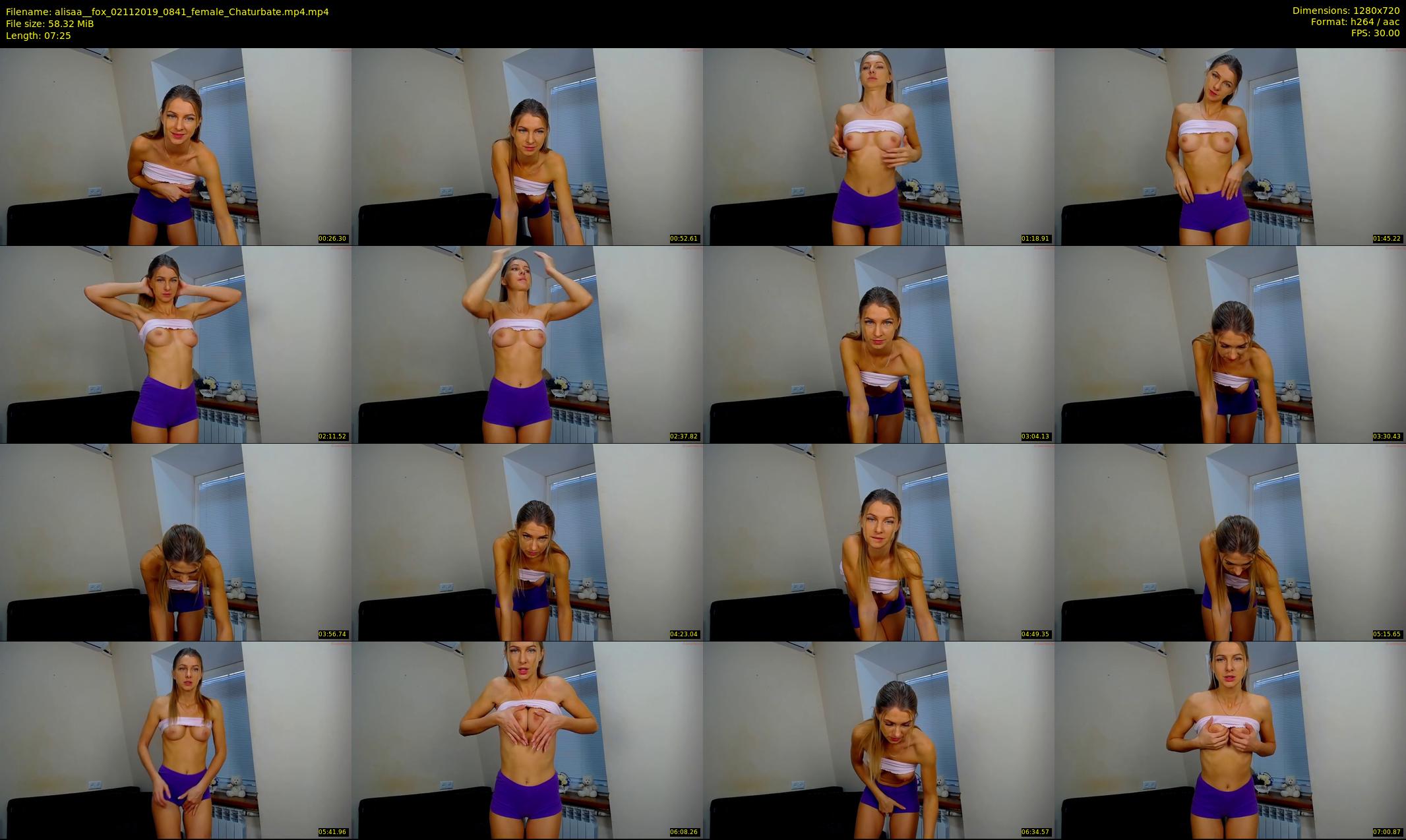 alisaa__fox — 8 minute Chaturbate female cam show recording, 720p, Nov 2, 2019