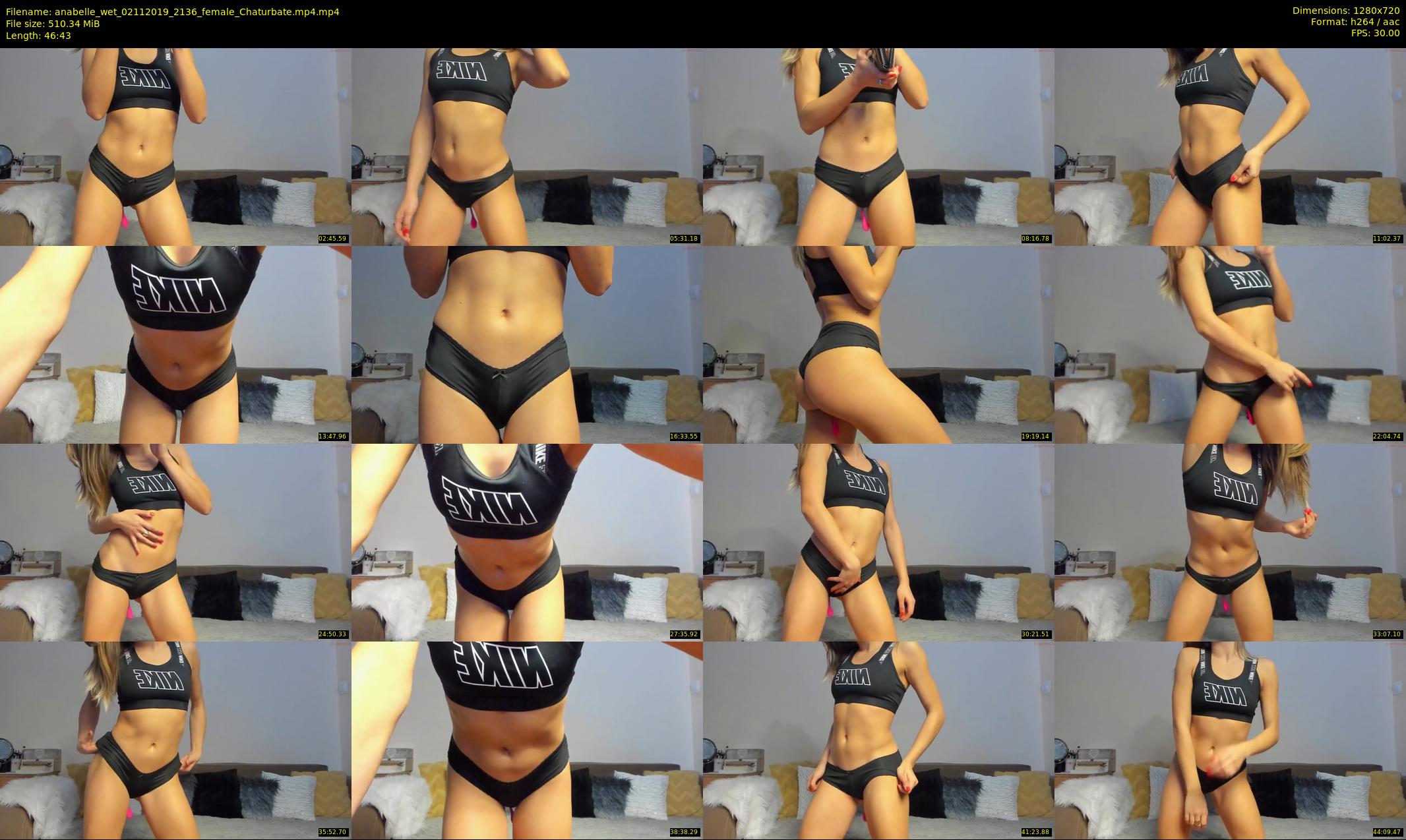 anabelle_wet — 47 minute Chaturbate female cam show recording, 720p, Nov 2, 2019