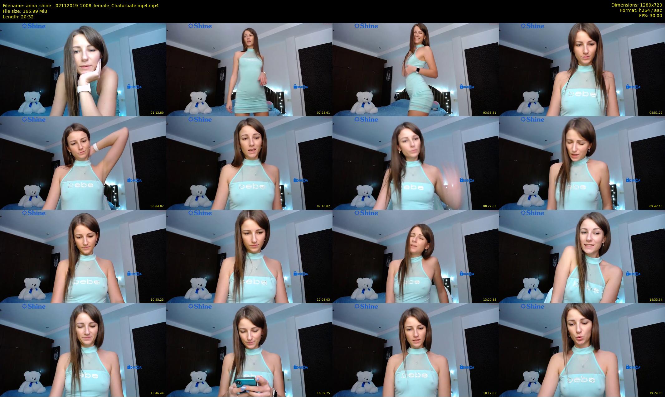 anna_shine_ — 21 minute Chaturbate female cam show recording, 720p, Nov 2, 2019
