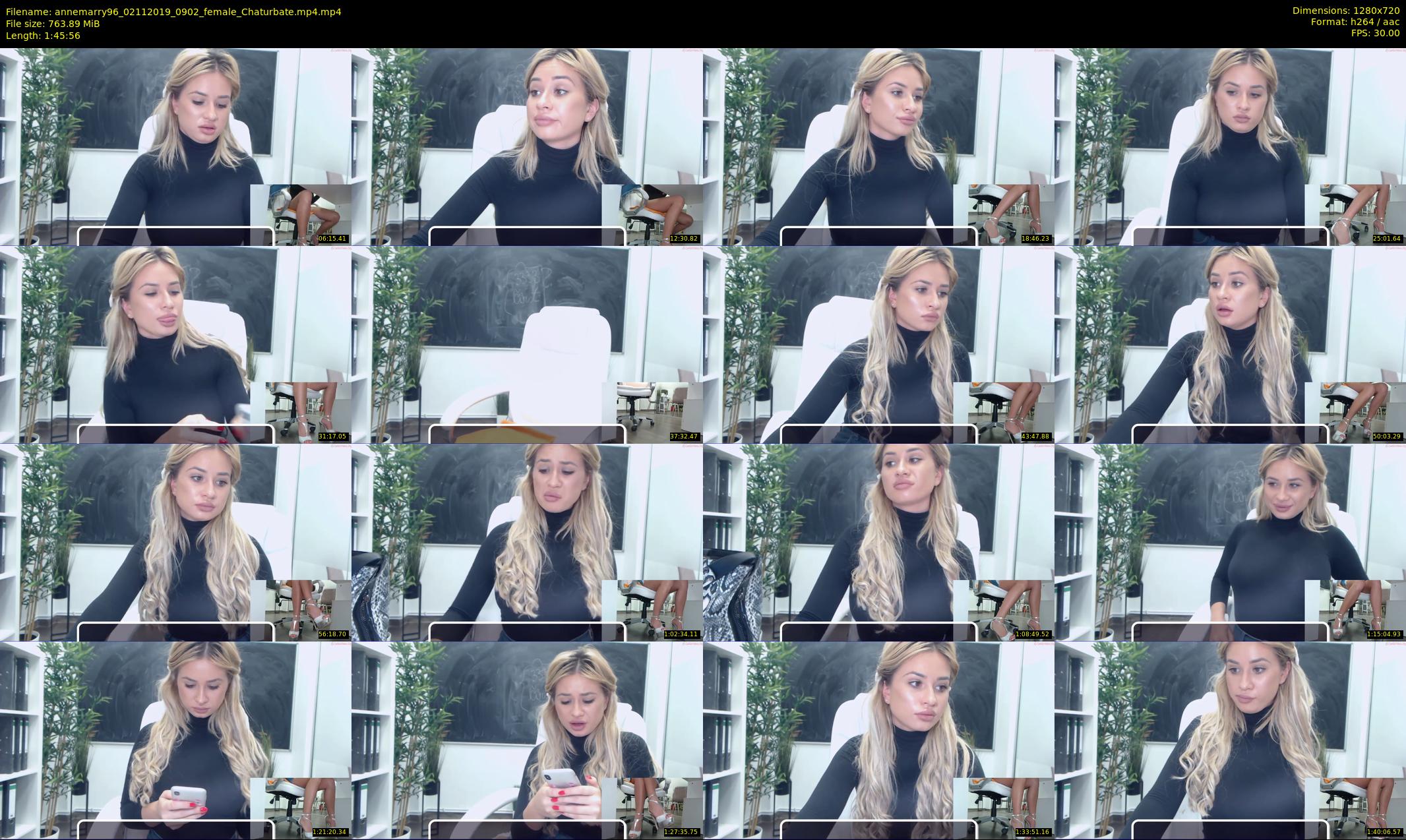 annemarry96 — 106 minute Chaturbate female cam show recording, 720p, Nov 2, 2019