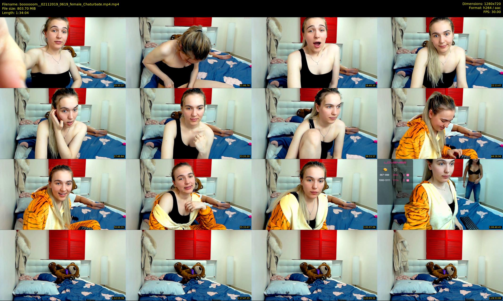 boooooom_ — 95 minute Chaturbate female cam show recording, 720p, Nov 2, 2019