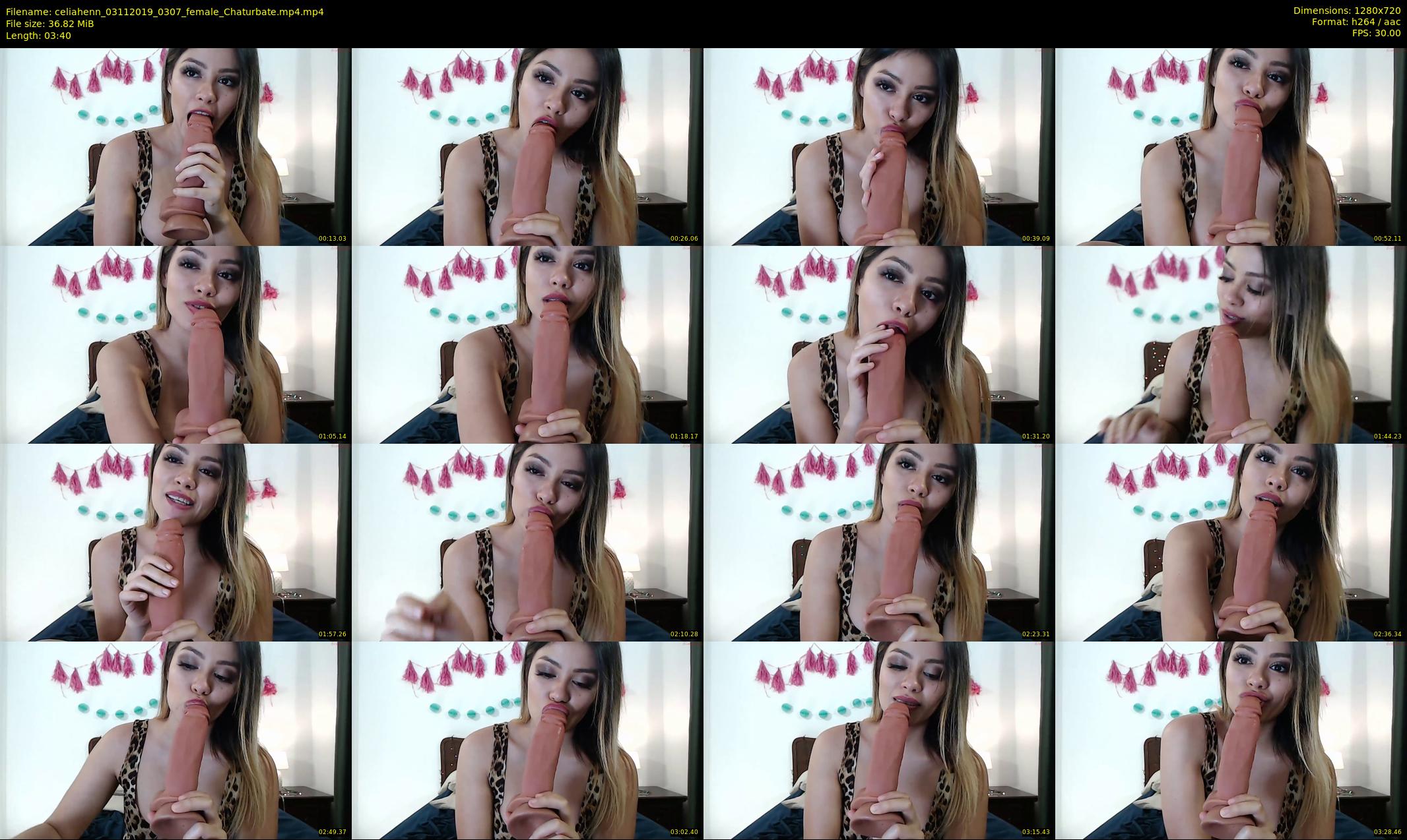 celiahenn — 4 minute Chaturbate female cam show recording, 720p, Nov 3, 2019