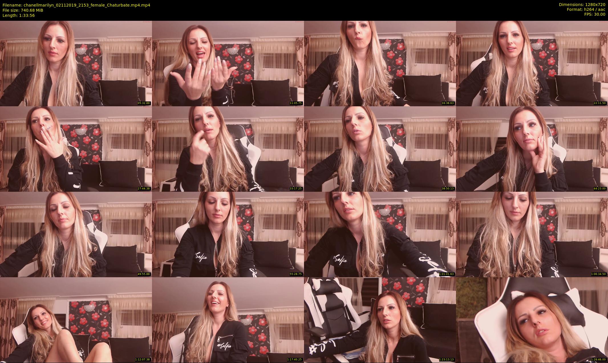 chanellmarilyn — 94 minute Chaturbate female cam show recording, 720p, Nov 2, 2019
