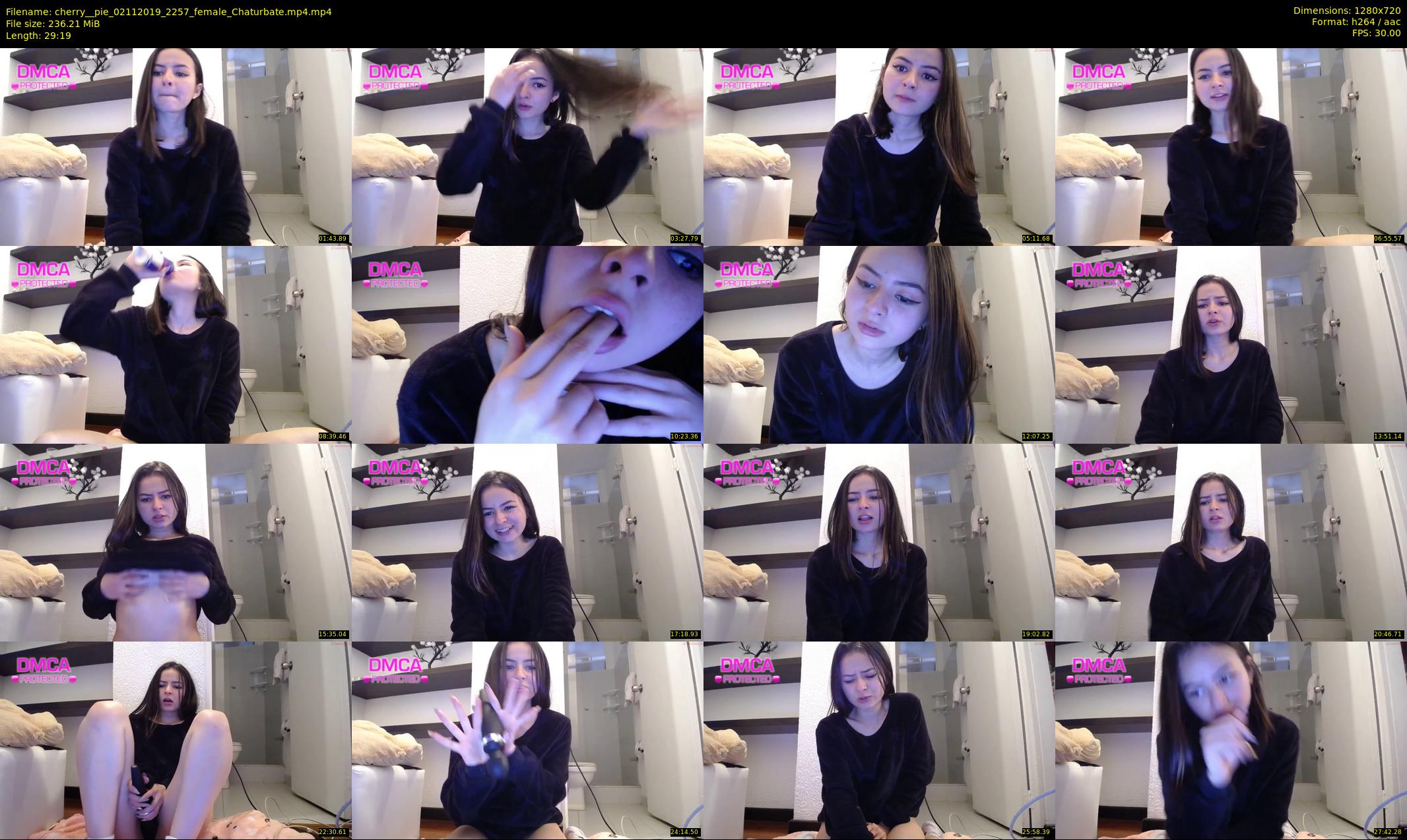 cherry__pie — 30 minute Chaturbate female cam show recording, 720p, Nov 2, 2019