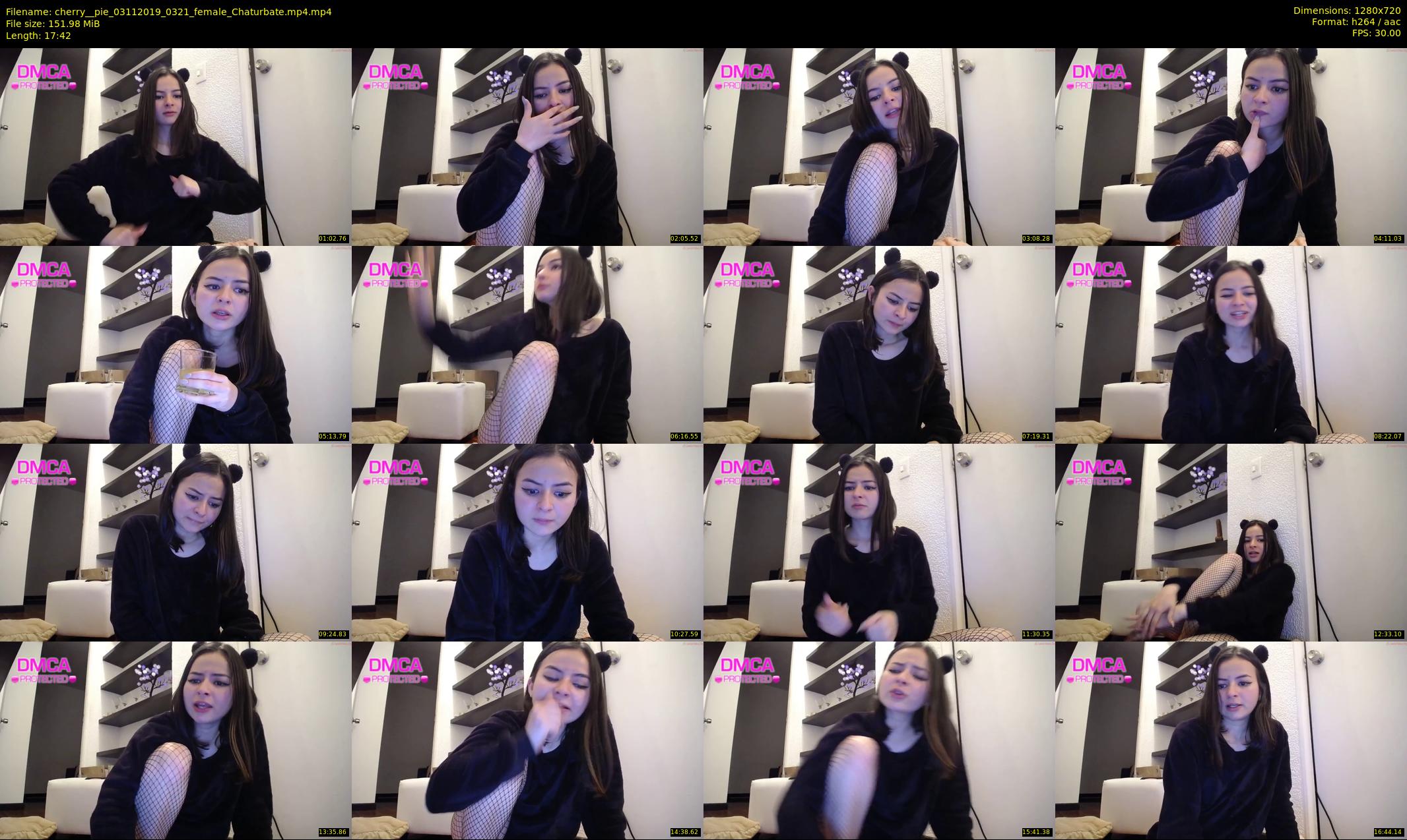 cherry__pie — 18 minute Chaturbate female cam show recording, 720p, Nov 3, 2019