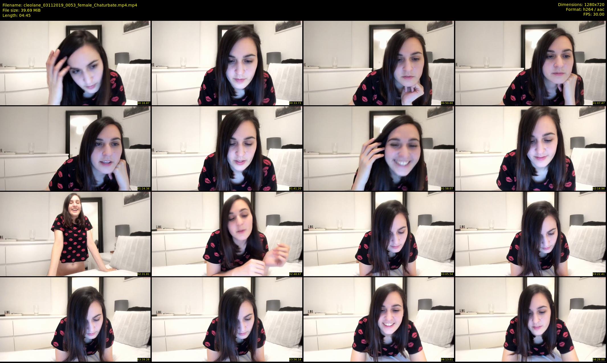 cleolane — 5 minute Chaturbate female cam show recording, 720p, Nov 3, 2019