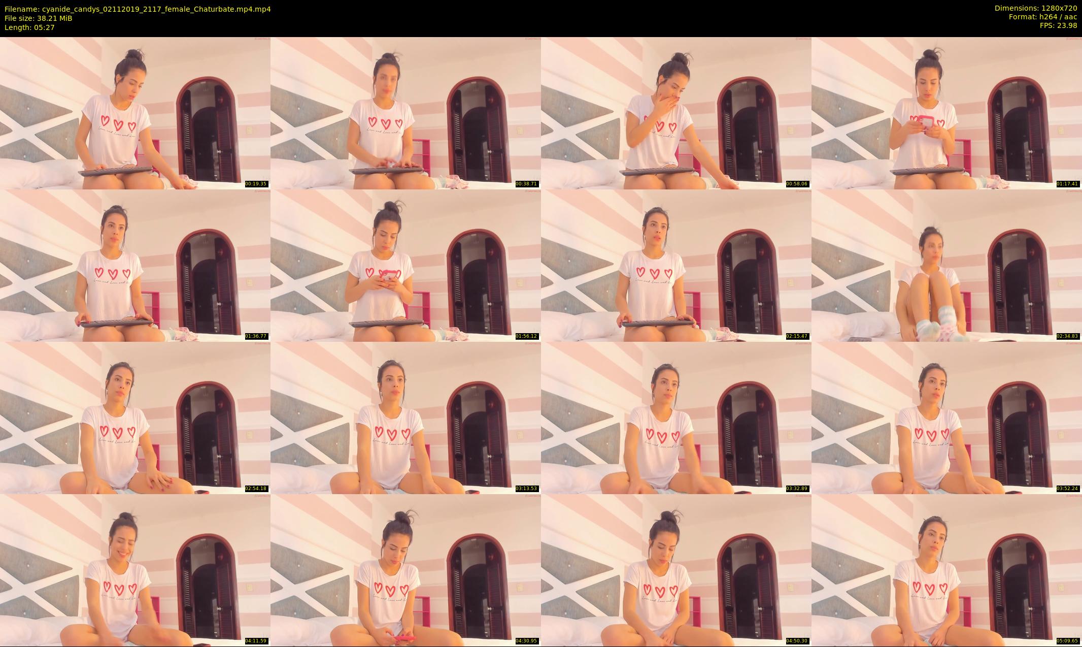 cyanide_candys — 6 minute Chaturbate female cam show recording, 720p, Nov 2, 2019