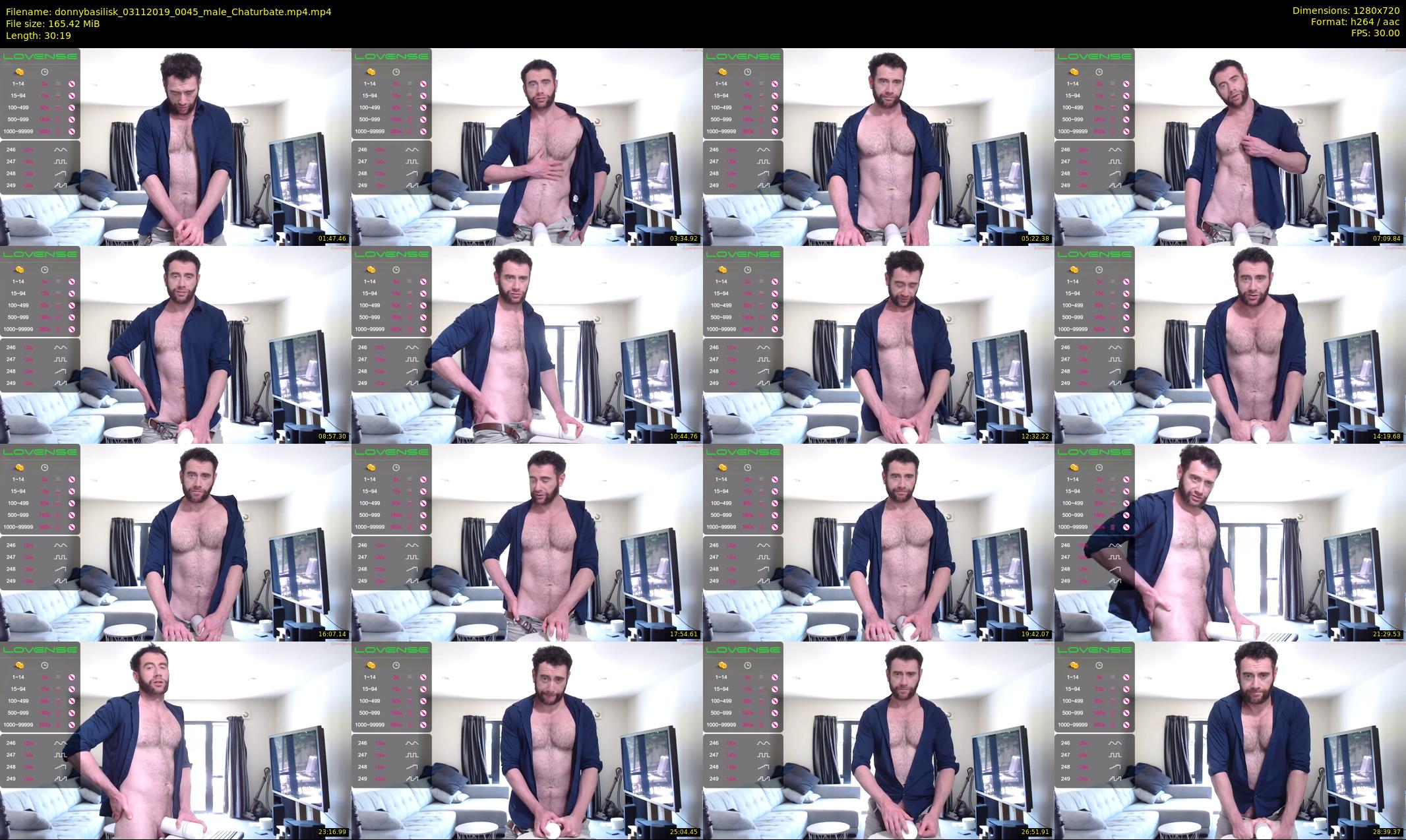 donnybasilisk — 31 minute Chaturbate male cam show recording, 720p, Nov 3, 2019