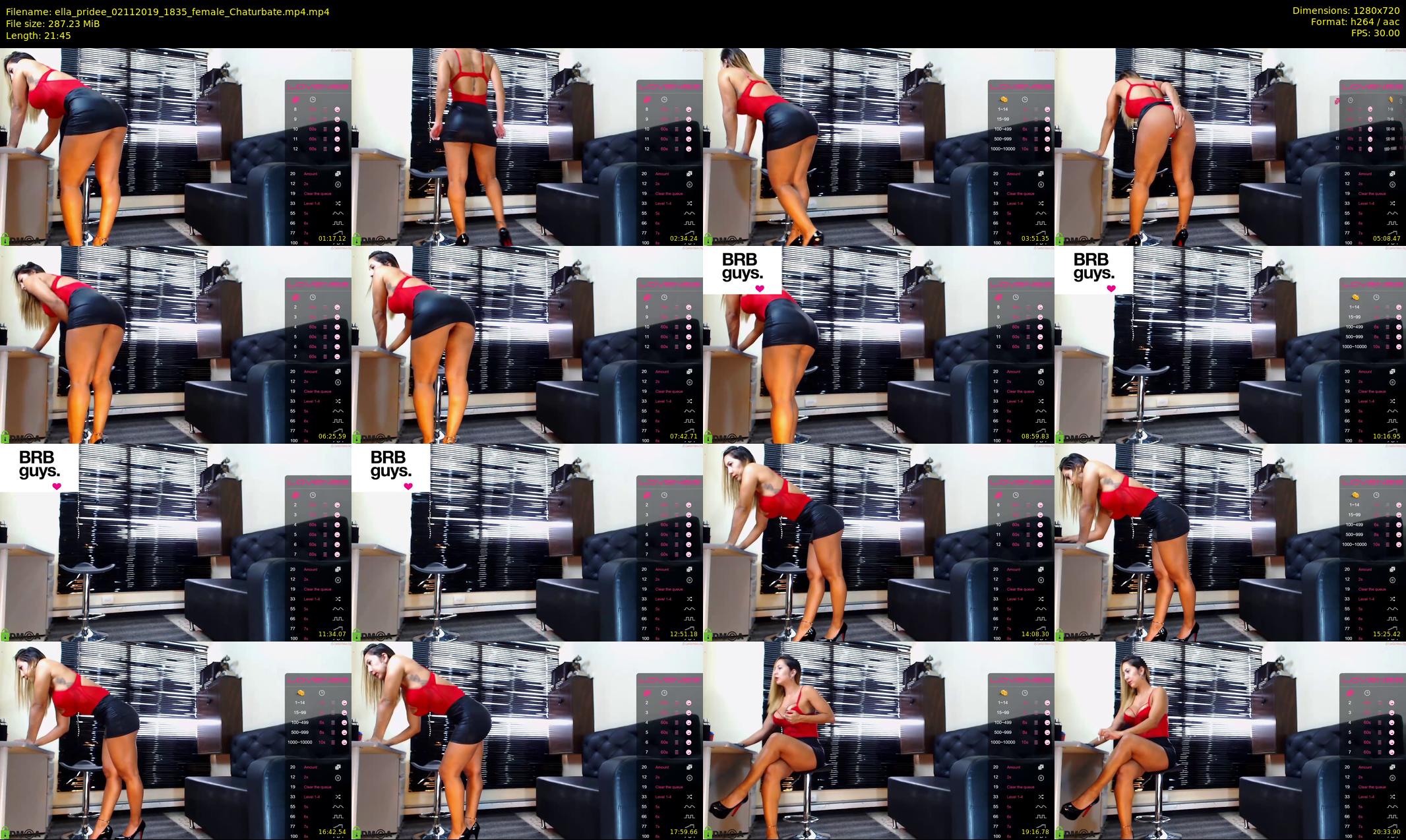 ella_pridee — 22 minute Chaturbate female cam show recording, 720p, Nov 2, 2019
