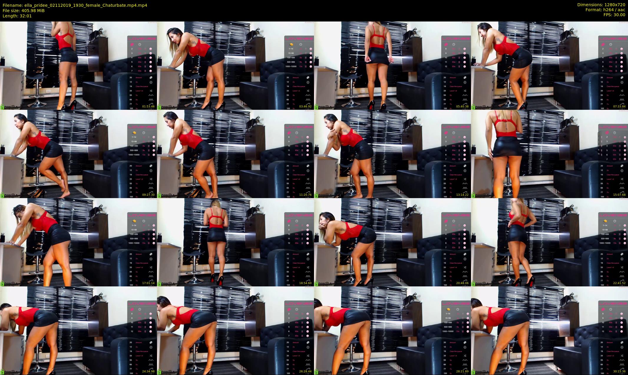 ella_pridee — 33 minute Chaturbate female cam show recording, 720p, Nov 2, 2019