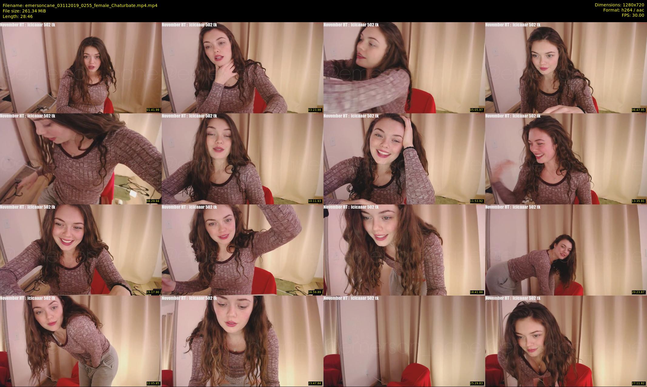 emersoncane — 29 minute Chaturbate female cam show recording, 720p, Nov 3, 2019