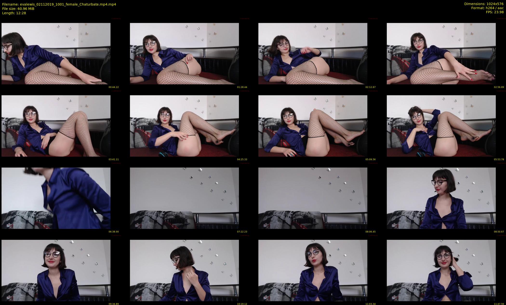 evalewis — 13 minute Chaturbate female cam show recording, 480p, Nov 2, 2019