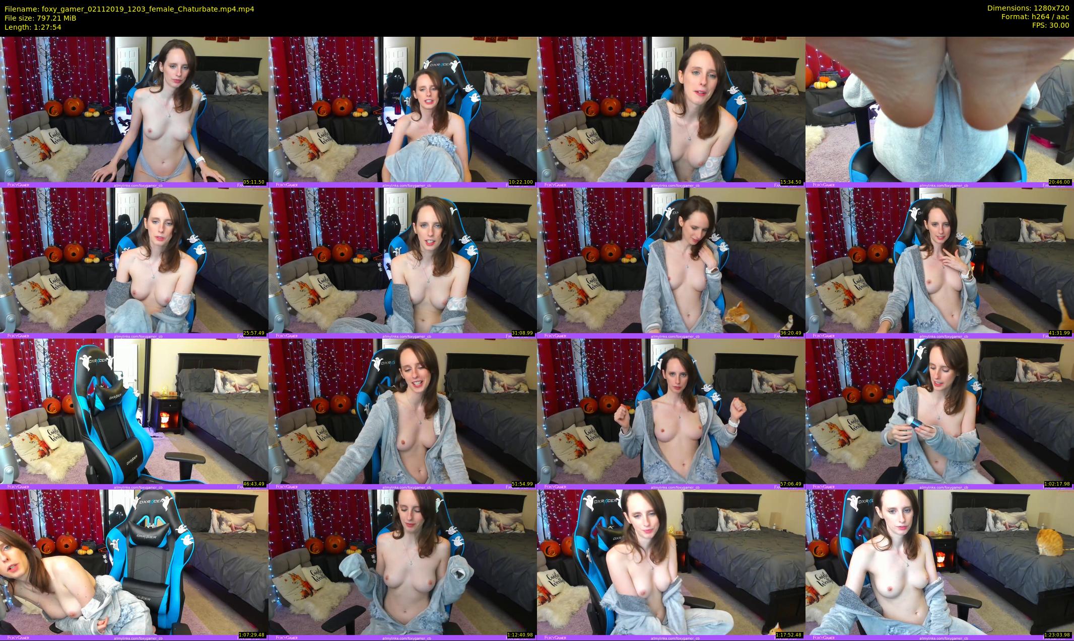 foxy_gamer — 88 minute Chaturbate female cam show recording, 720p, Nov 2, 2019