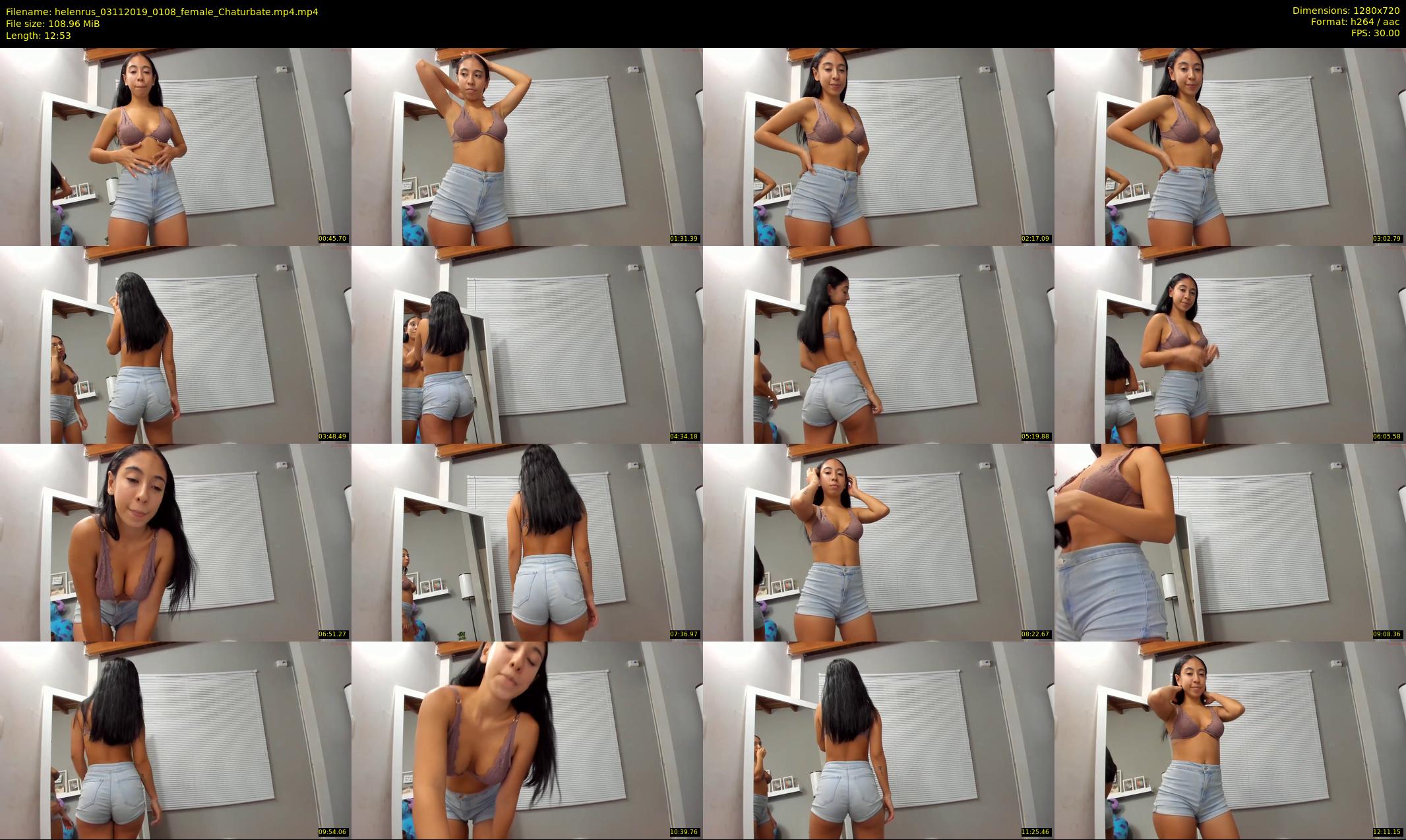 helenrus — 13 minute Chaturbate female cam show recording, 720p, Nov 3, 2019
