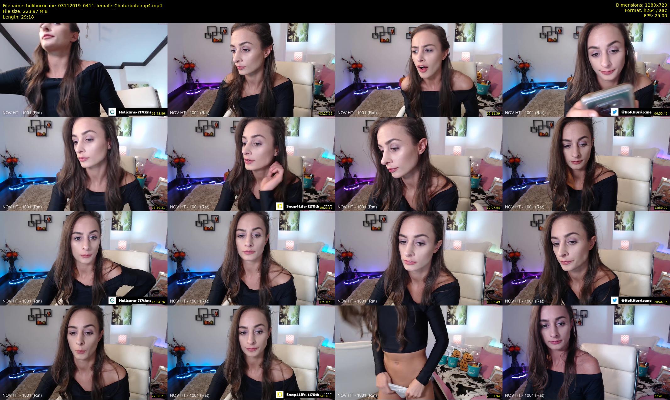 holihurricane — 30 minute Chaturbate female cam show recording, 720p, Nov 3, 2019