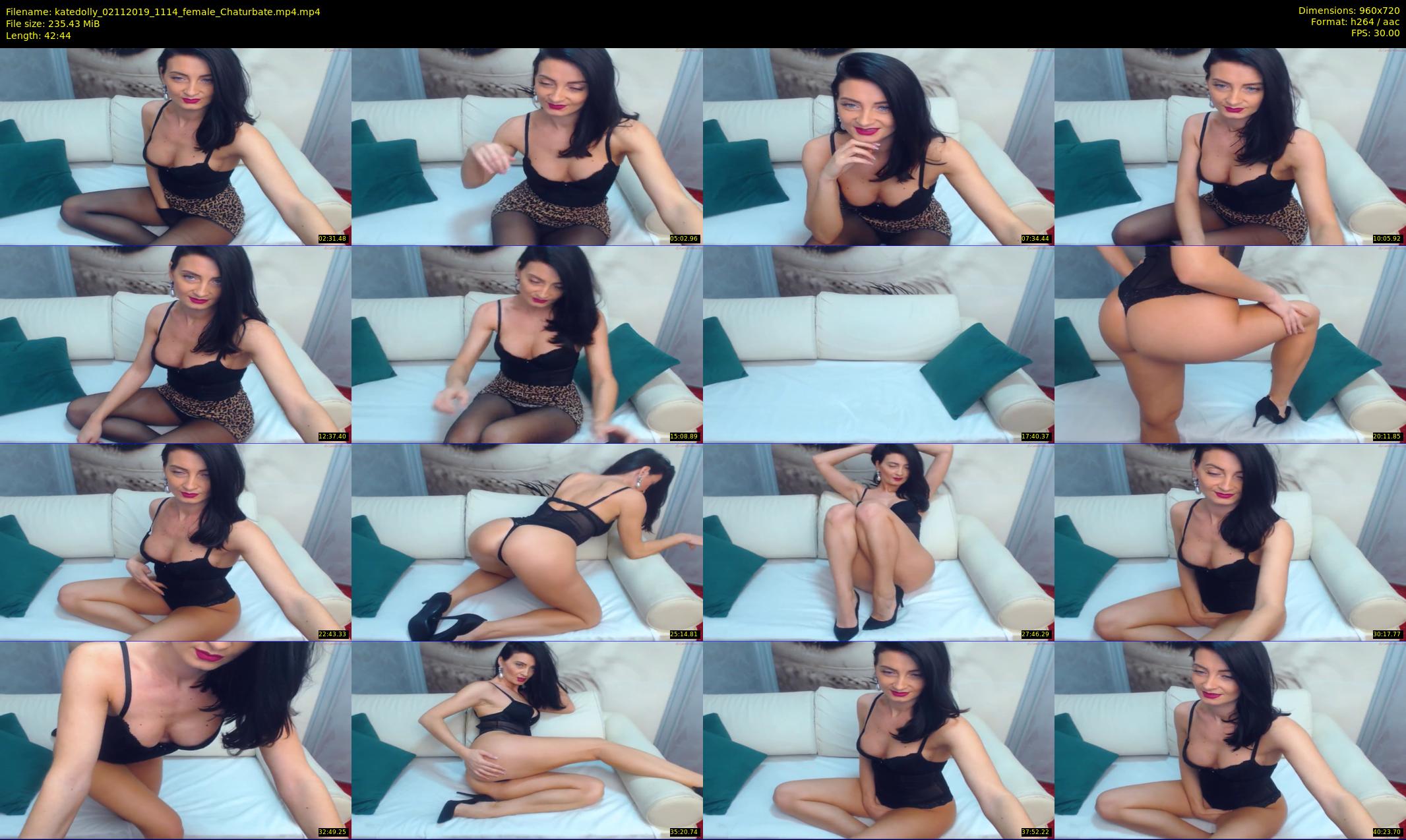 katedolly — 43 minute Chaturbate female cam show recording, 720p, Nov 2, 2019