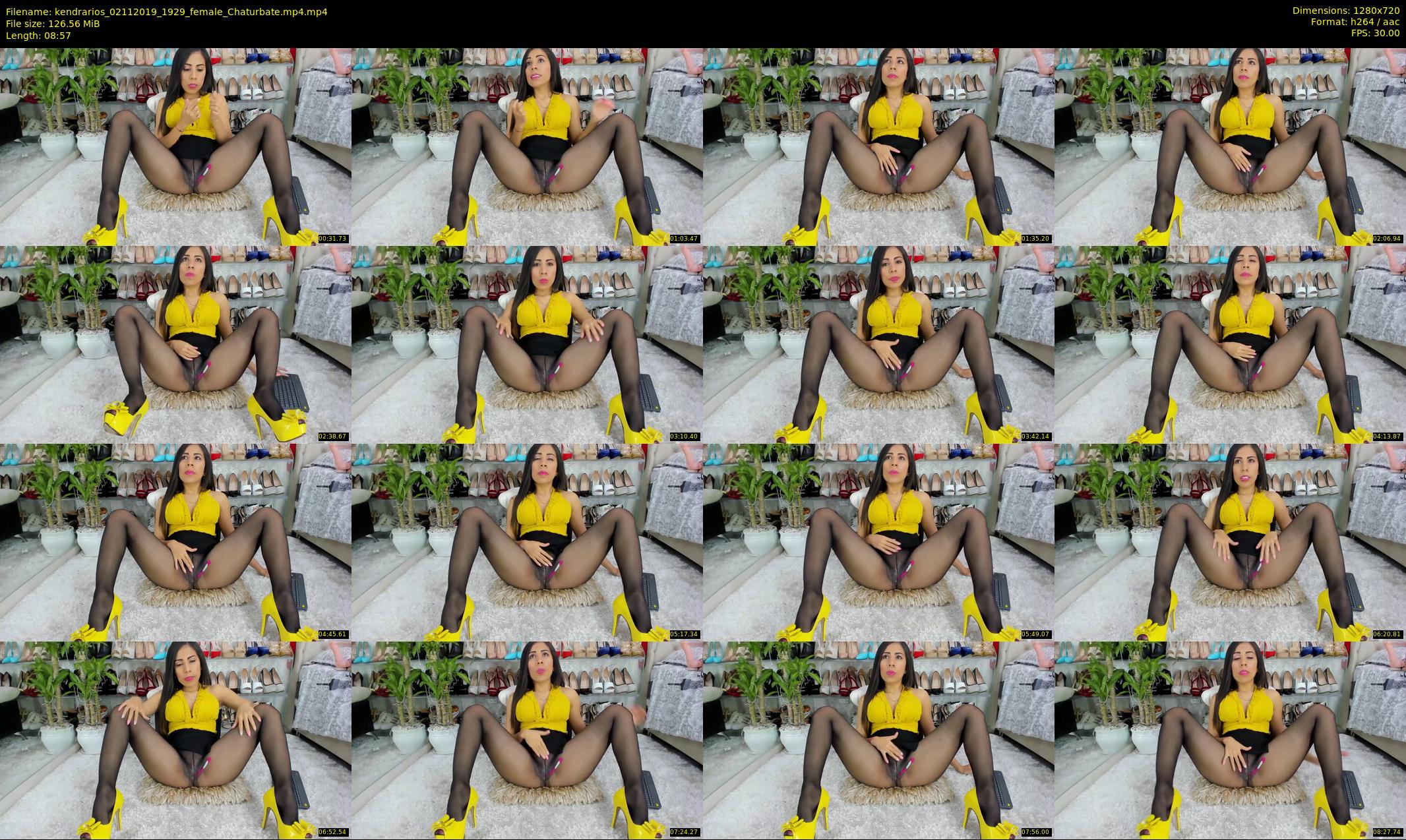 kendrarios — 9 minute Chaturbate female cam show recording, 720p, Nov 2, 2019