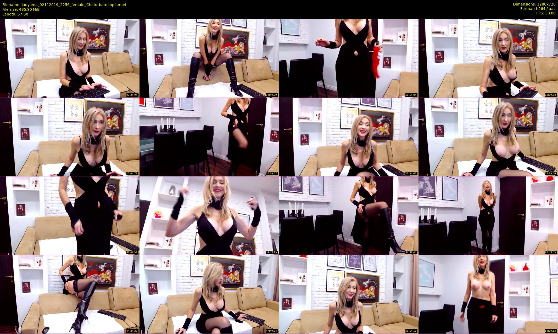 ladyleea — 58 minute Chaturbate female cam show recording, 720p, Nov 2, 2019