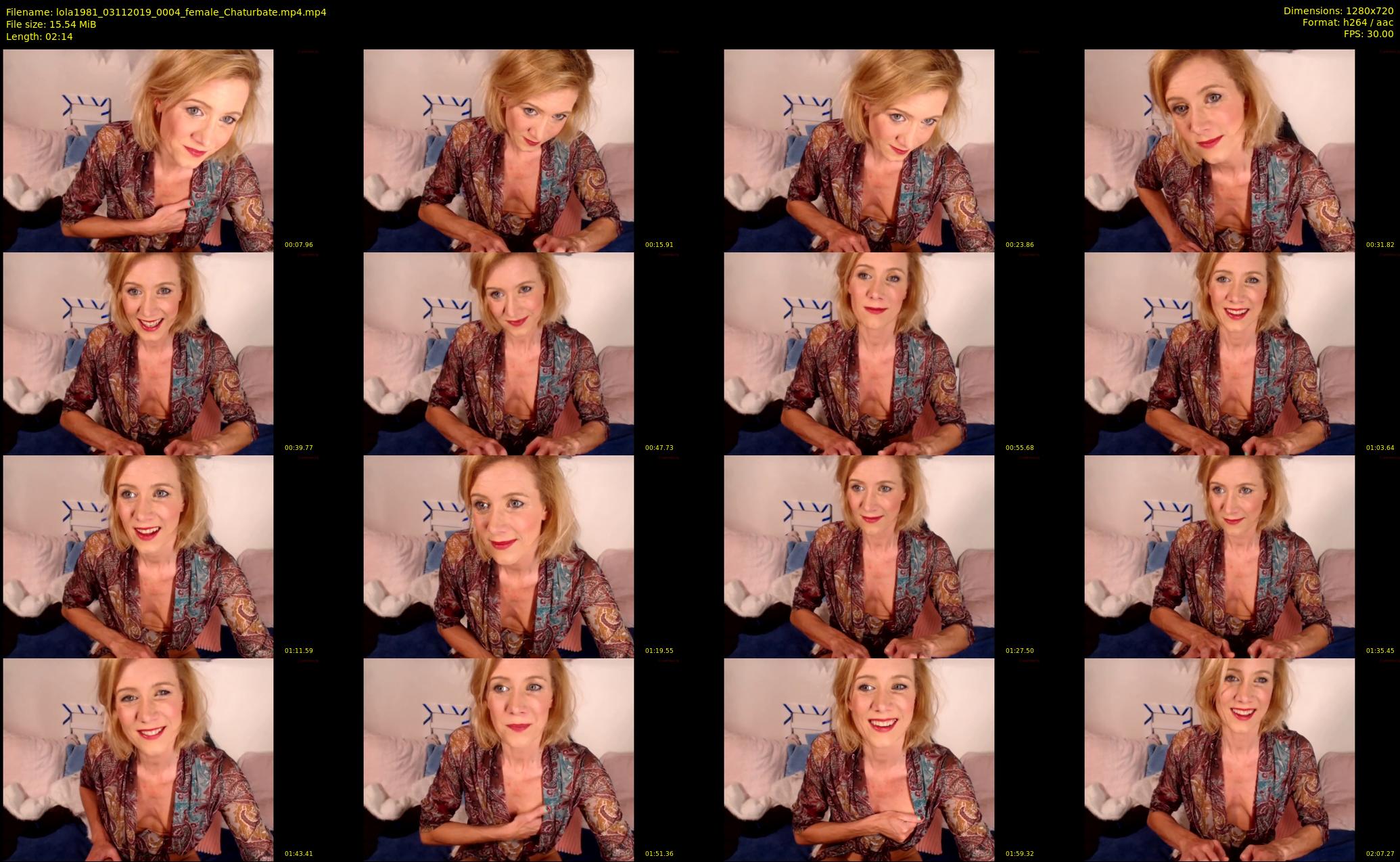lola1981 — 3 minute Chaturbate female cam show recording, 720p, Nov 3, 2019