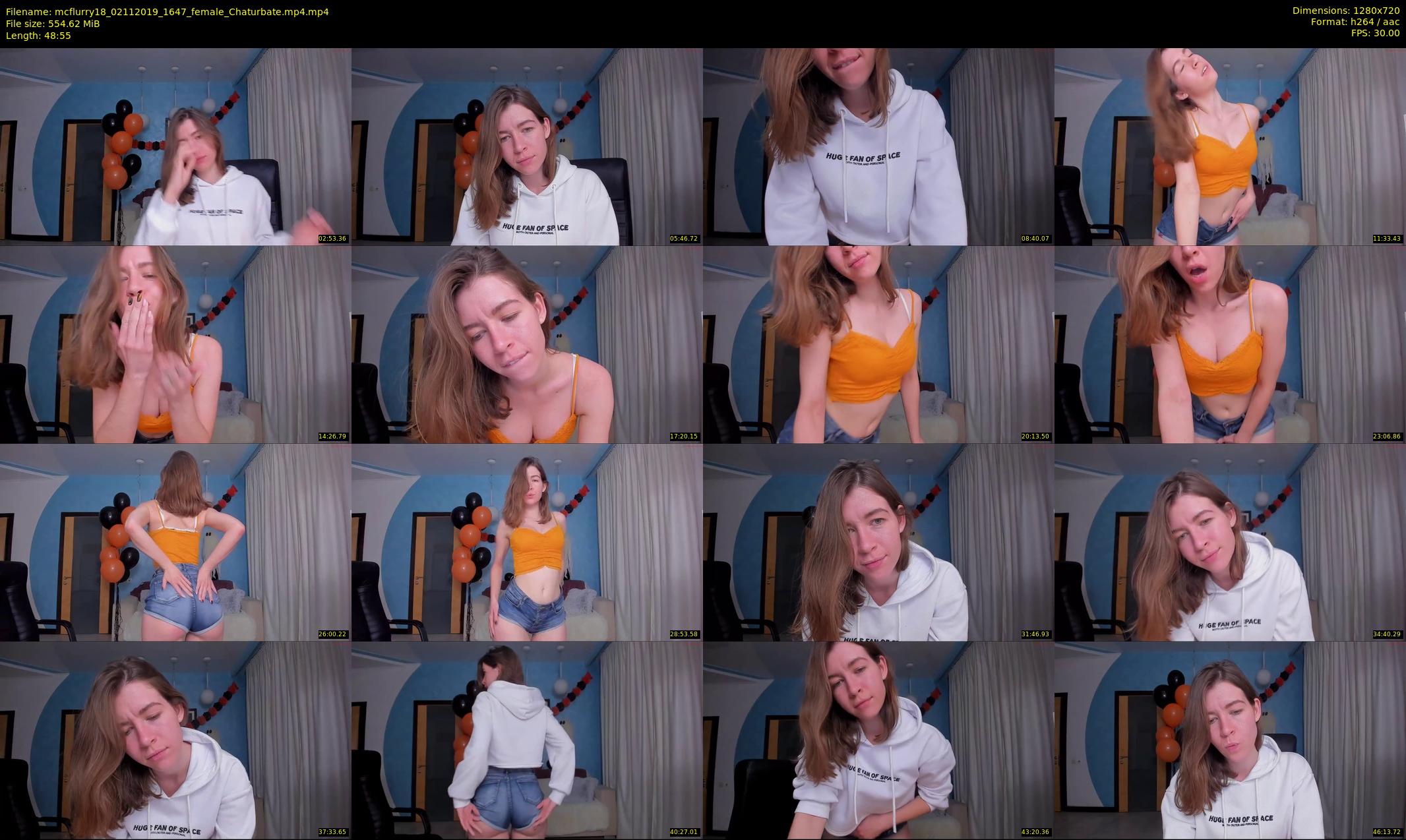 mcflurry18 — 49 minute Chaturbate female cam show recording, 720p, Nov 2, 2019