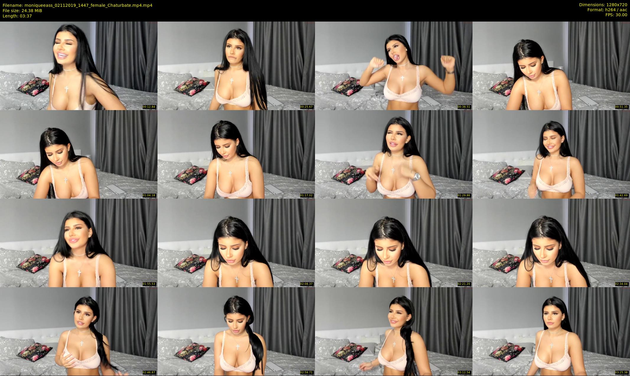 moniqueeass — 4 minute Chaturbate female cam show recording, 720p, Nov 2, 2019