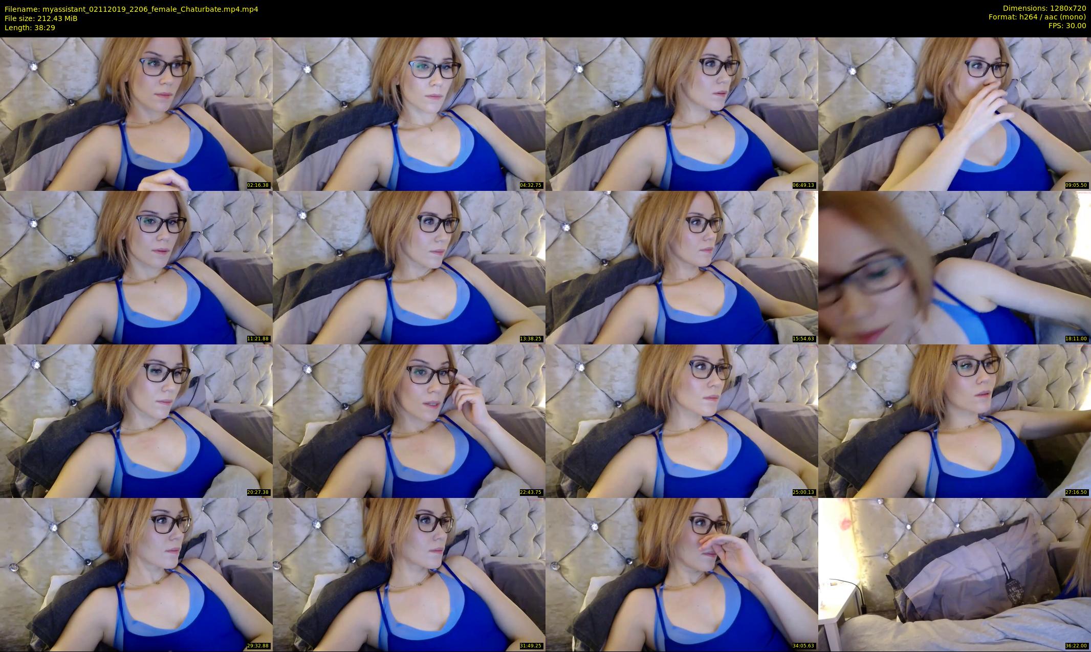 myassistant — 39 minute Chaturbate female cam show recording, 720p, Nov 2, 2019
