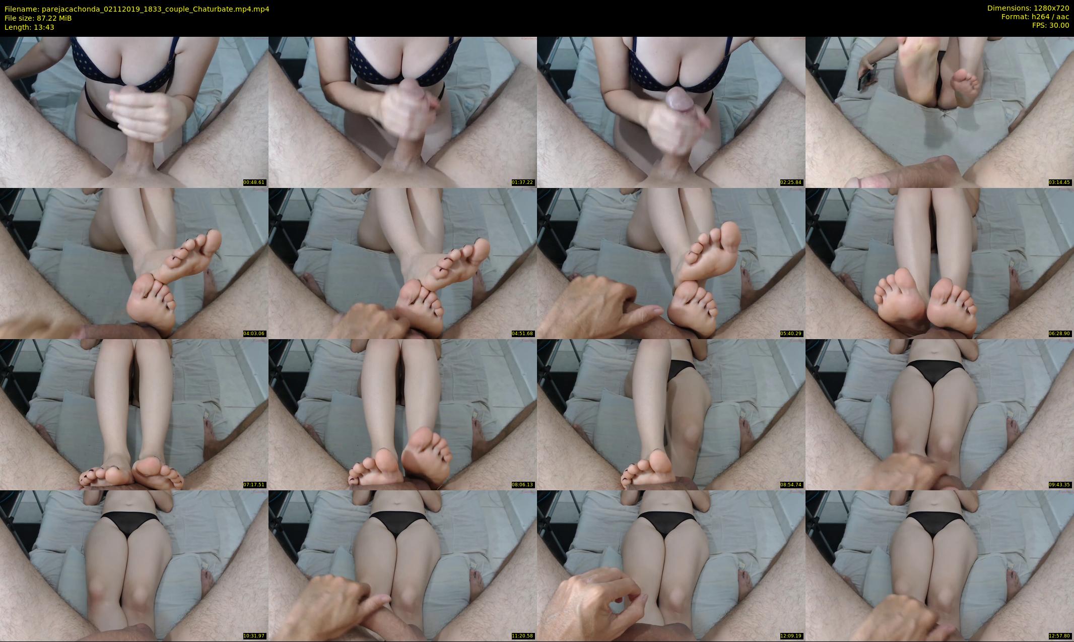 parejacachonda — 14 minute Chaturbate couple cam show recording, 720p, Nov 2, 2019
